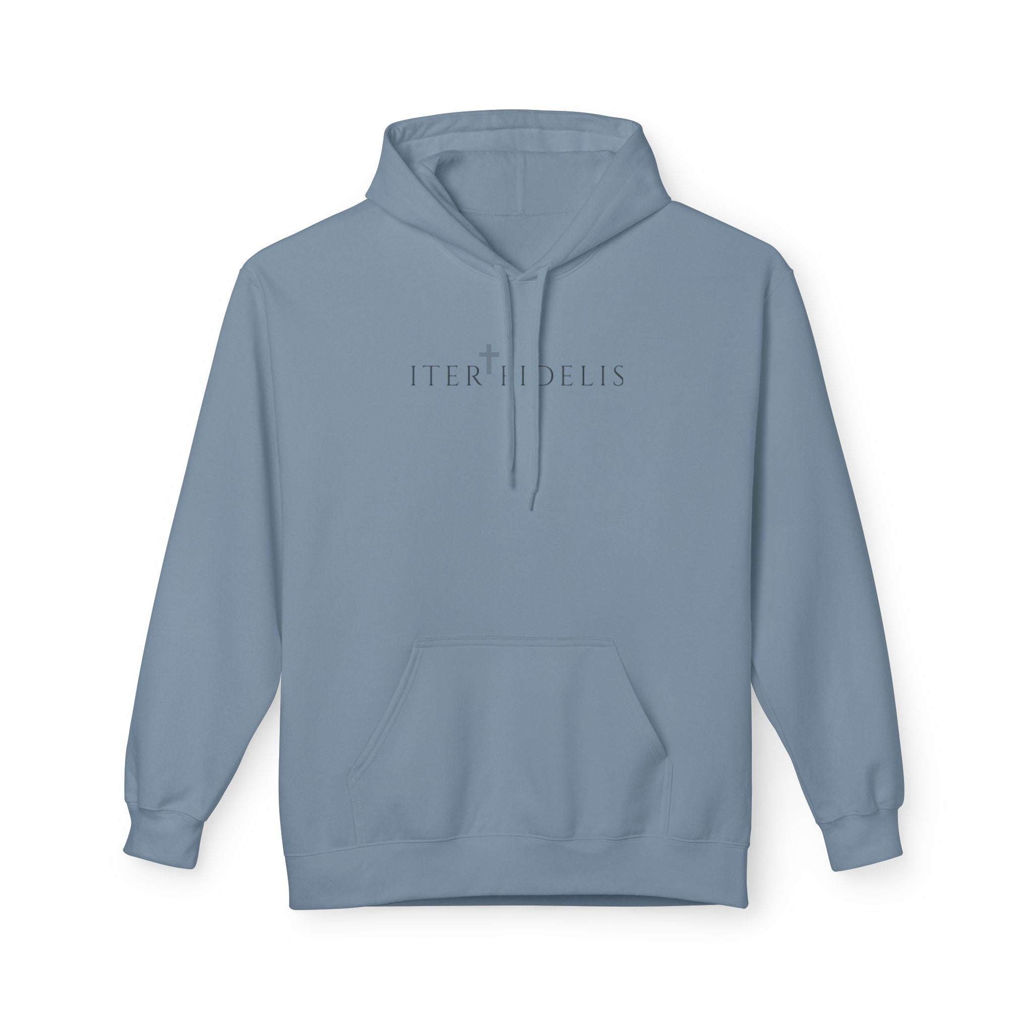 Hoodie — Saint Benedict Medal Prayer Hooded Sweatshirt (Ora et Labora, Pray for Us)