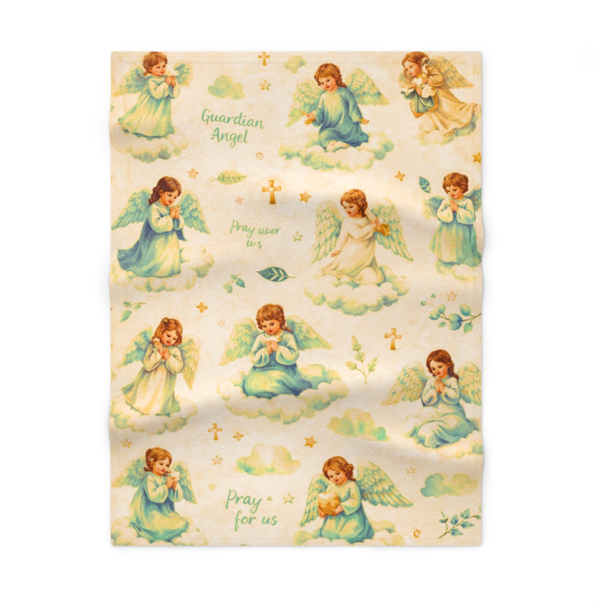 Little Guardian Angels Soft Fleece Blanket
