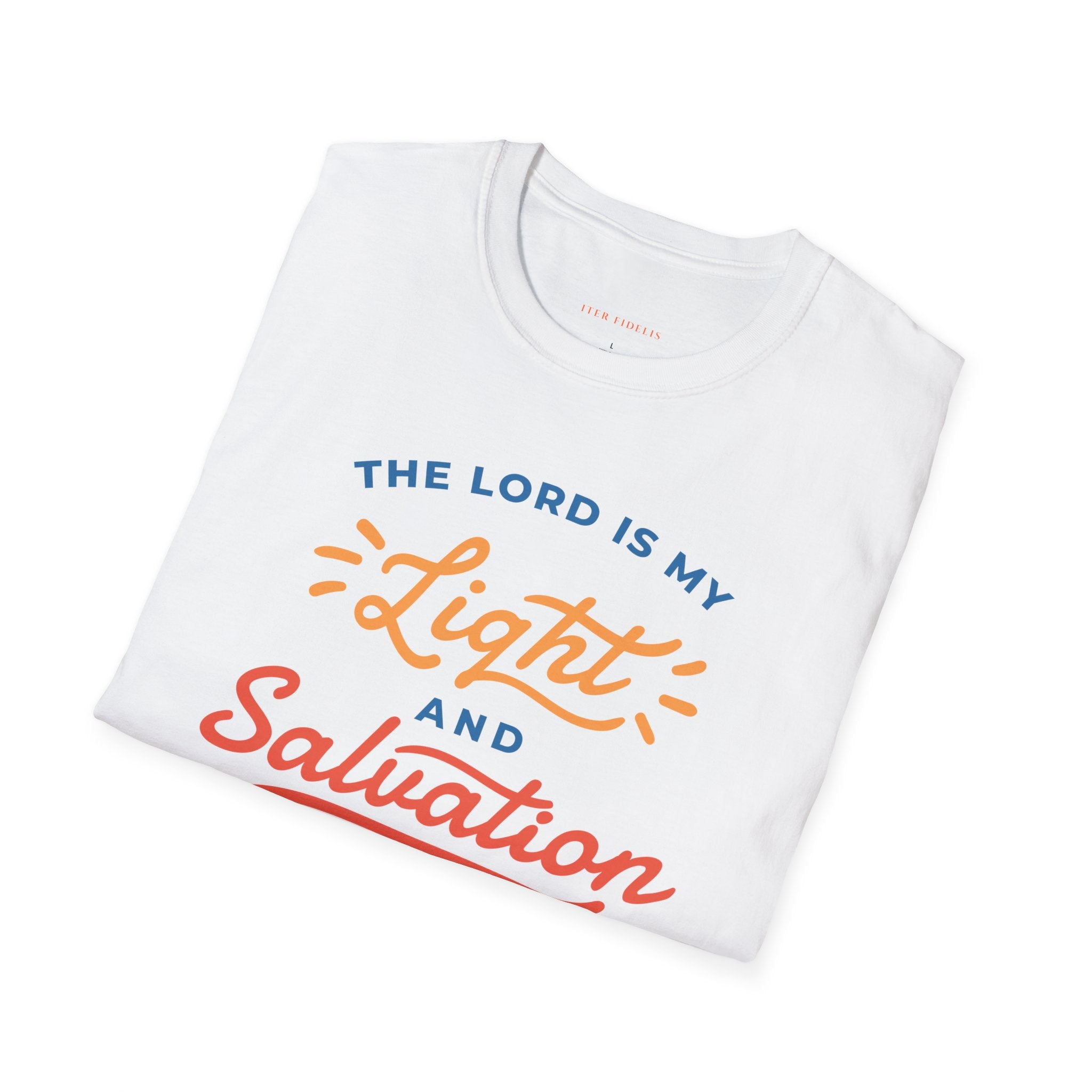 Light and Salvation Psalm 27:1 Tee — Iter Fidelis