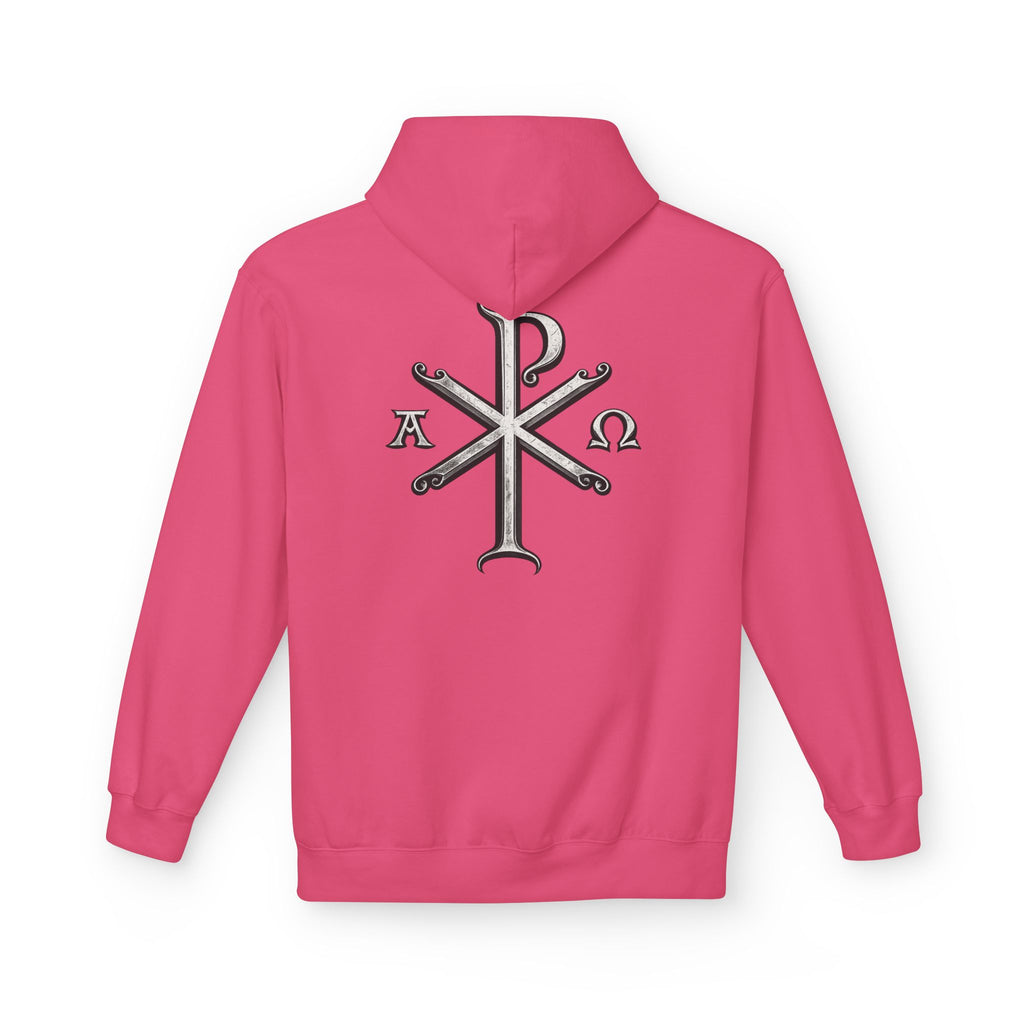 Christian Chi-Rho Hoodie — Iter Fidelis Faith Pullover