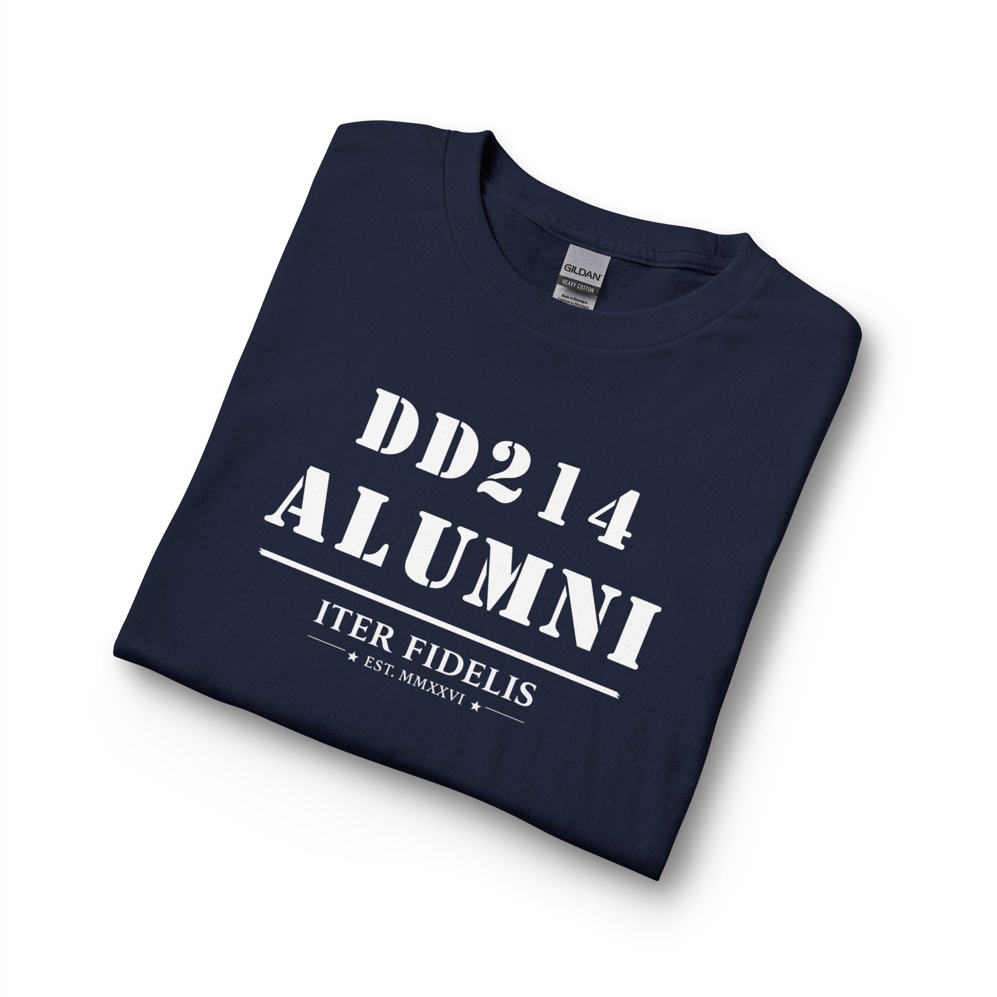 DD214 Alumni Navy Veteran T-Shirt — 'I Have Earned It' Military LS