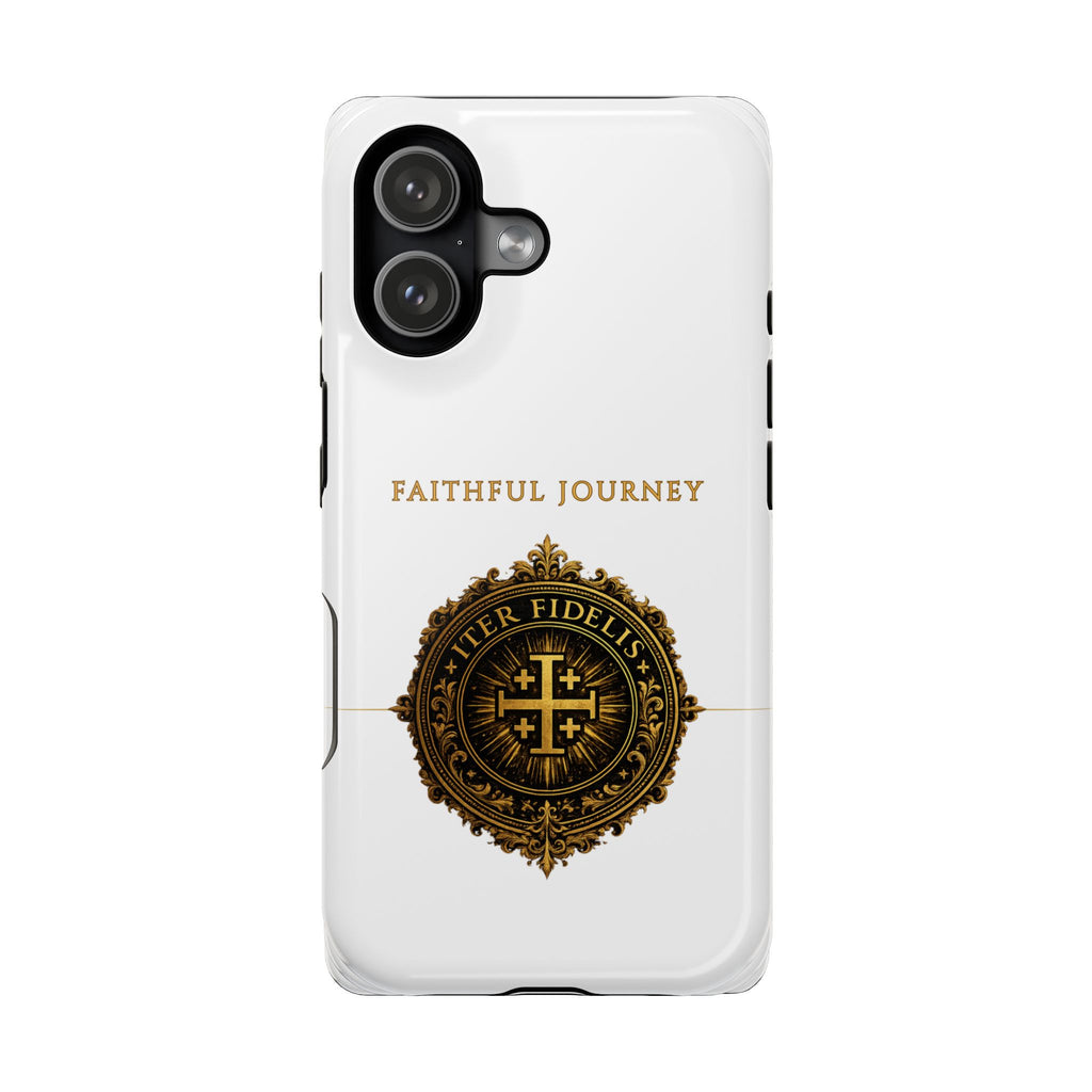 Faithful Journey Impact-Resistant Phone Case — 'Faithful Journey' ITER FIDELIS Seal