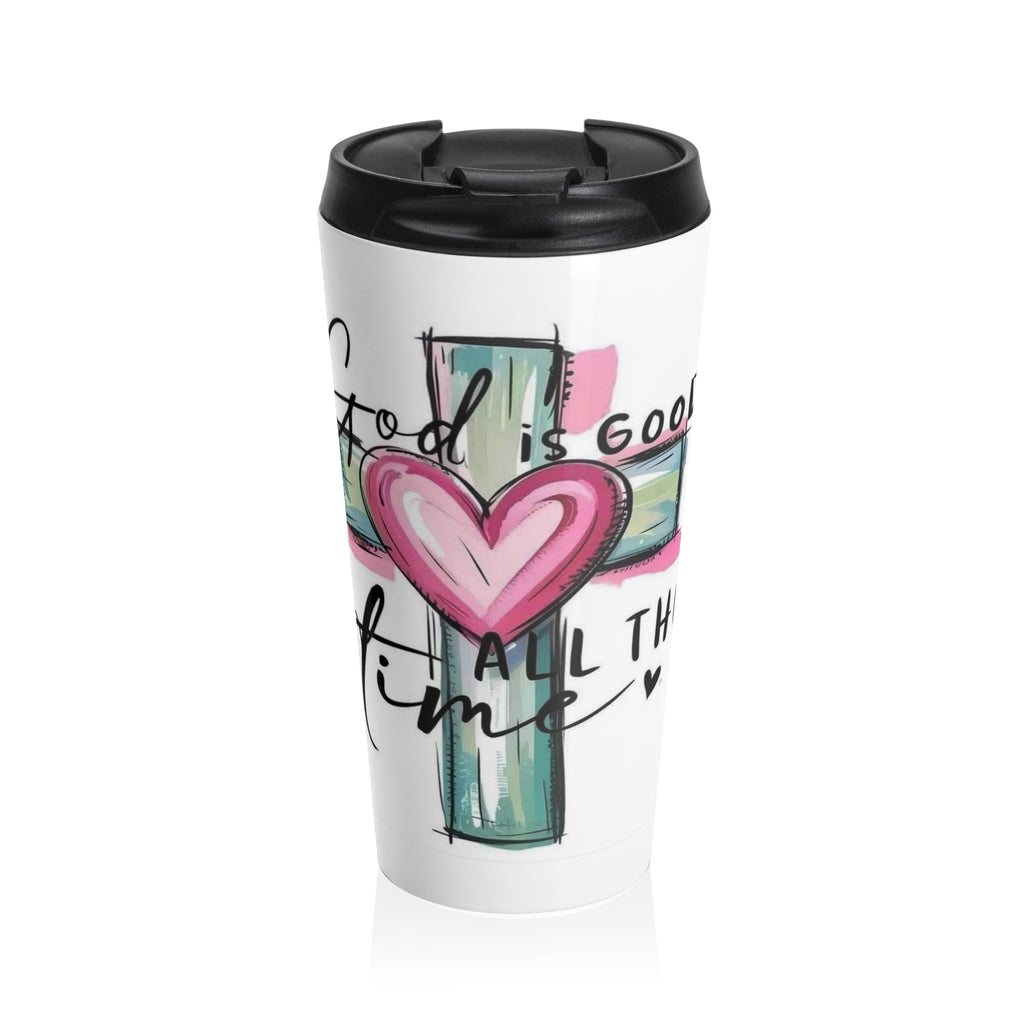 God is Good Travel Mug — Iter Fidelis Stainless Steel Tumbler