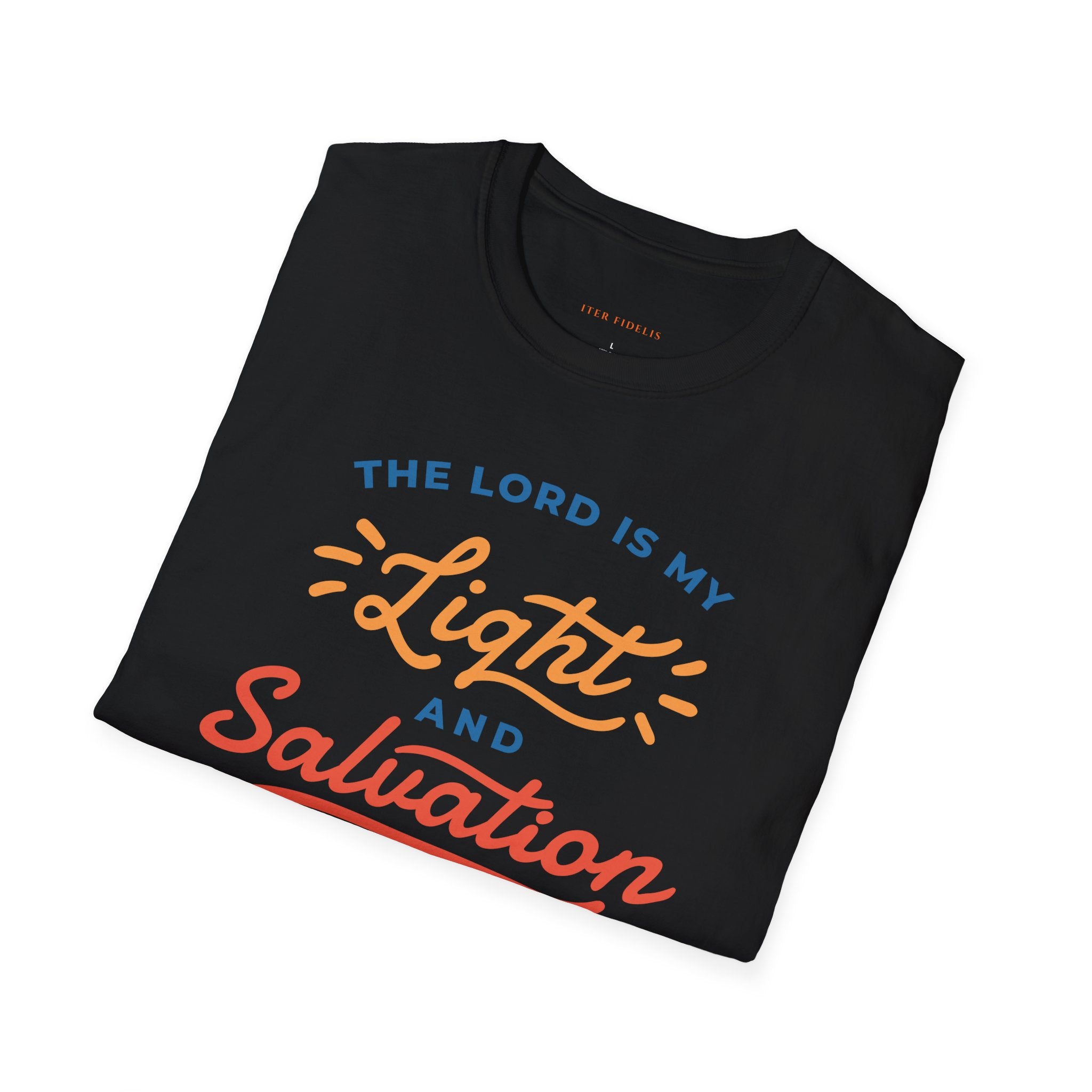 Light and Salvation Psalm 27:1 Tee — Iter Fidelis