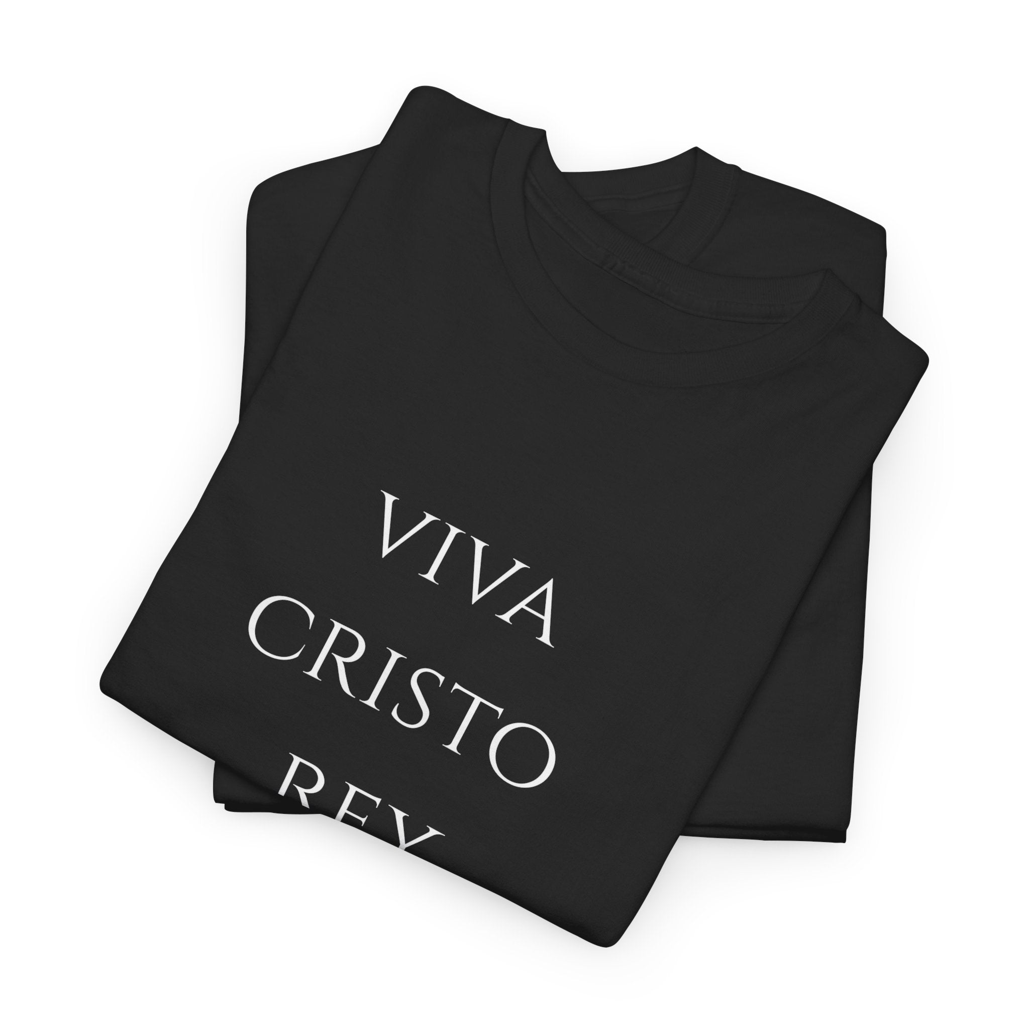 Viva Cristo Rey T-Shirt | Spanish Religious Phrase Tee