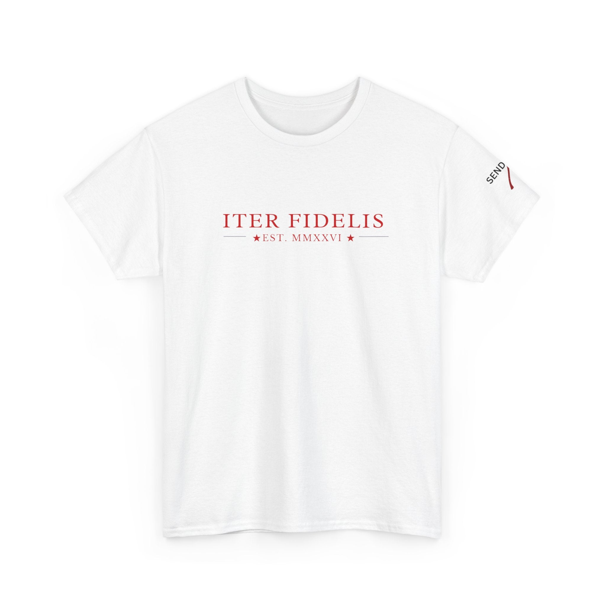 Here Am I. Send Me. — Isaiah 6:8 Firefighter Shirt | Iter Fidelis