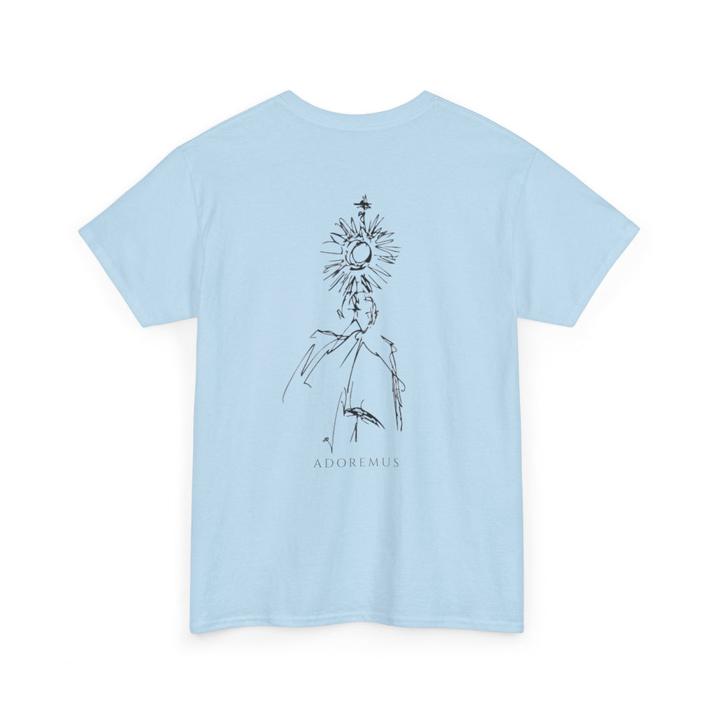 T-Shirt — Iter Fidelis Minimalist Adoration Graphic Tee