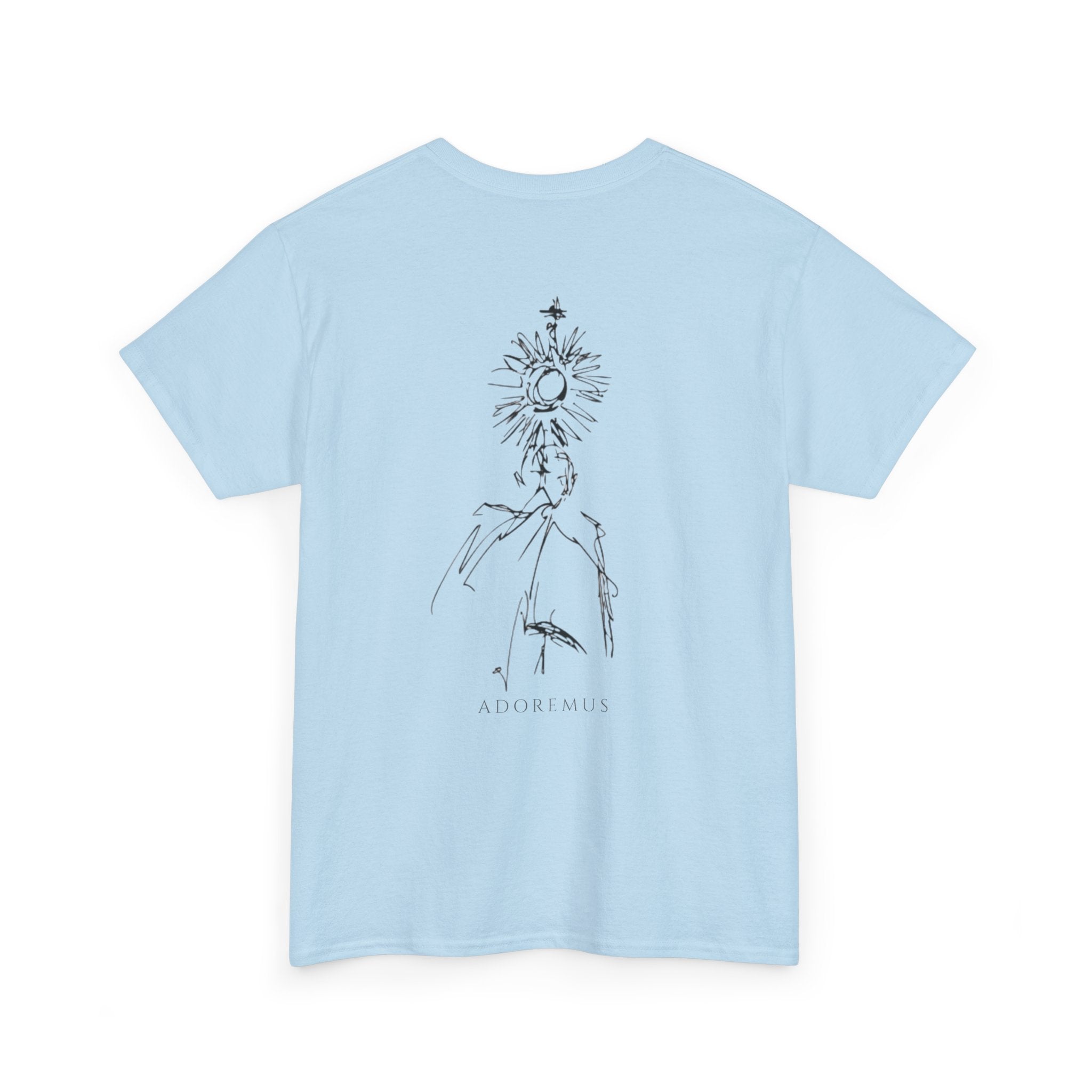 T-Shirt — Iter Fidelis Minimalist Adoration Graphic Tee
