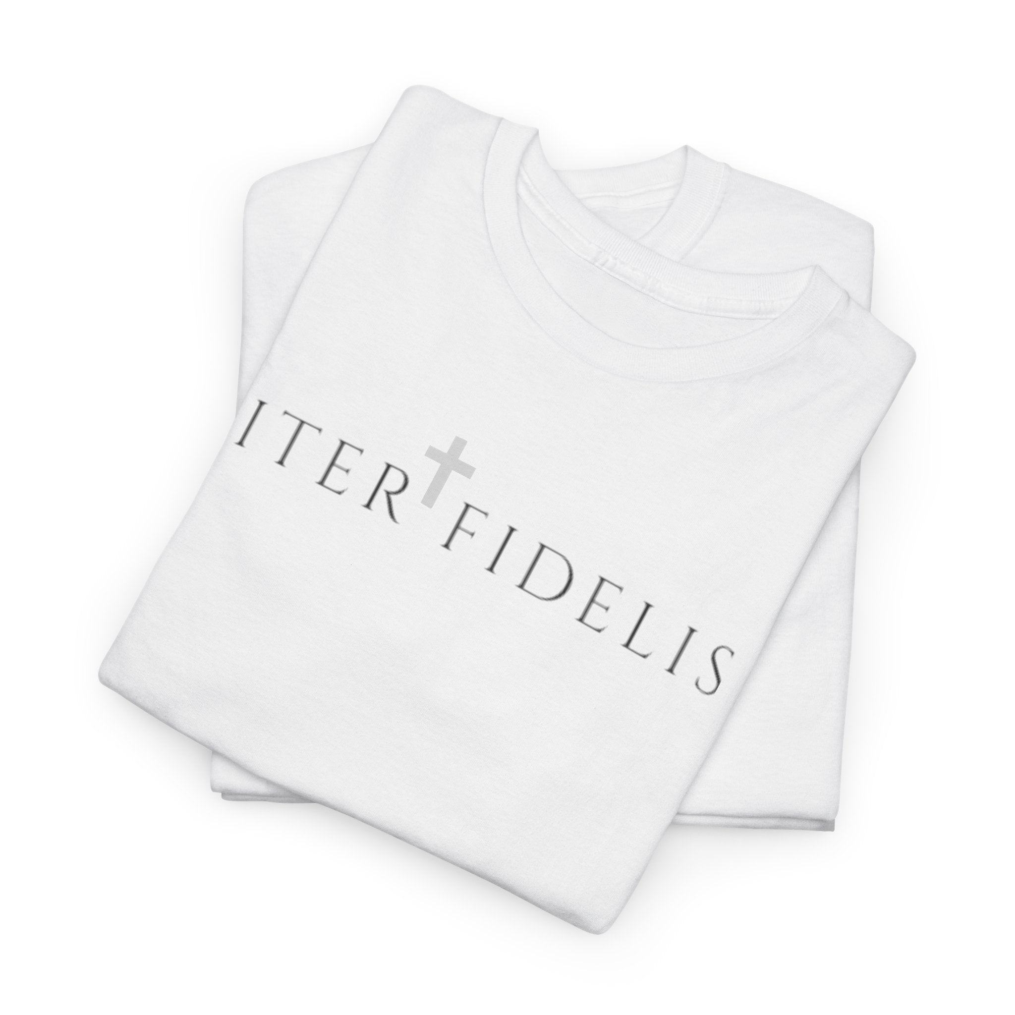 Christian Shield Tee — "Iter Fidelis" & Ephesians 6:16 Faith T‑Shirt