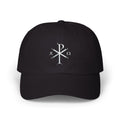 Chi Rho Embroidered Dad Cap — Alpha & Omega Christian Baseball Hat
