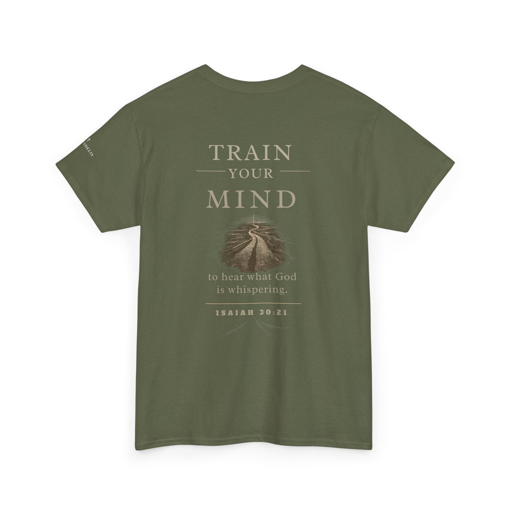 “Train Your Mind” Inspirational Graphic T‑Shirt