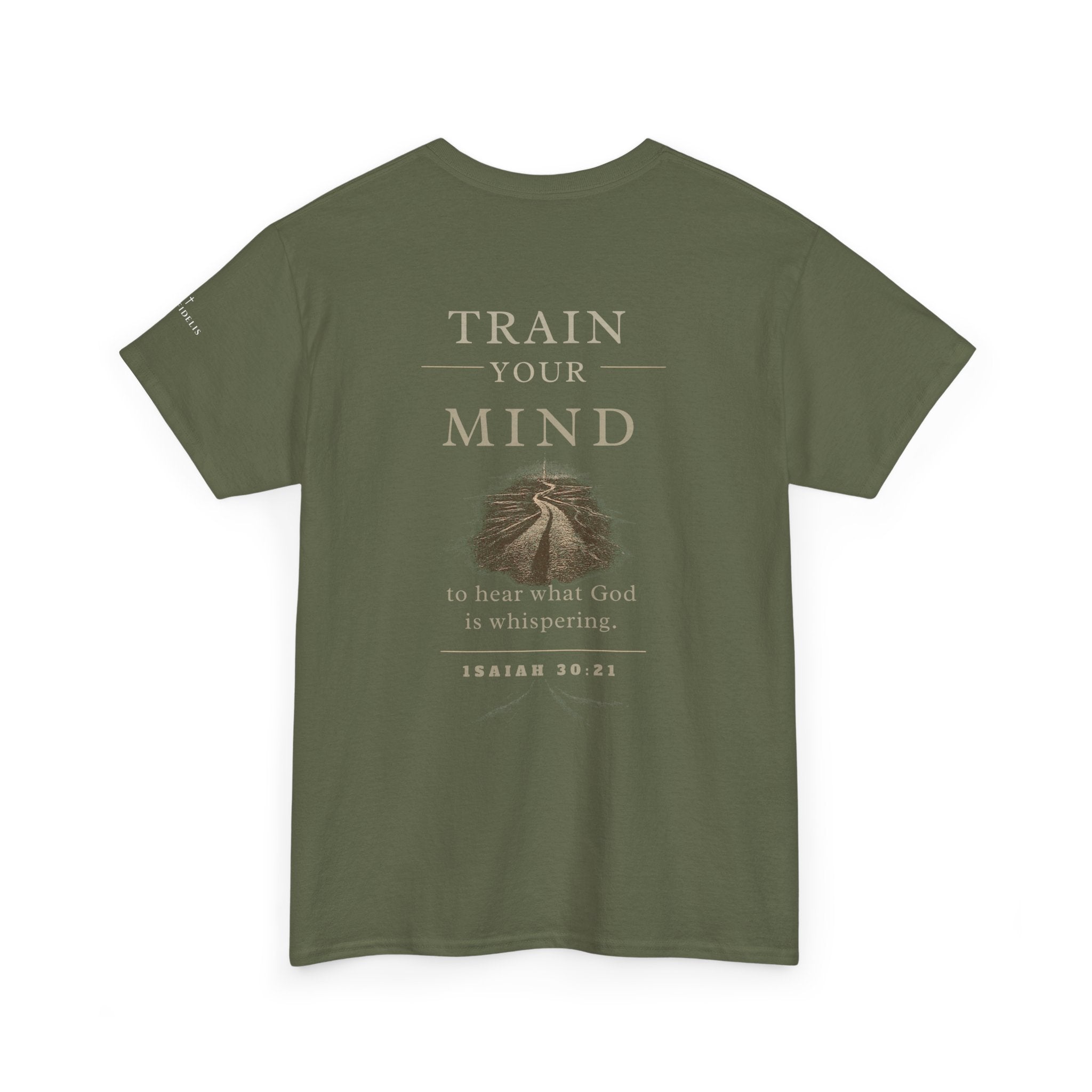 “Train Your Mind” Inspirational Graphic T‑Shirt