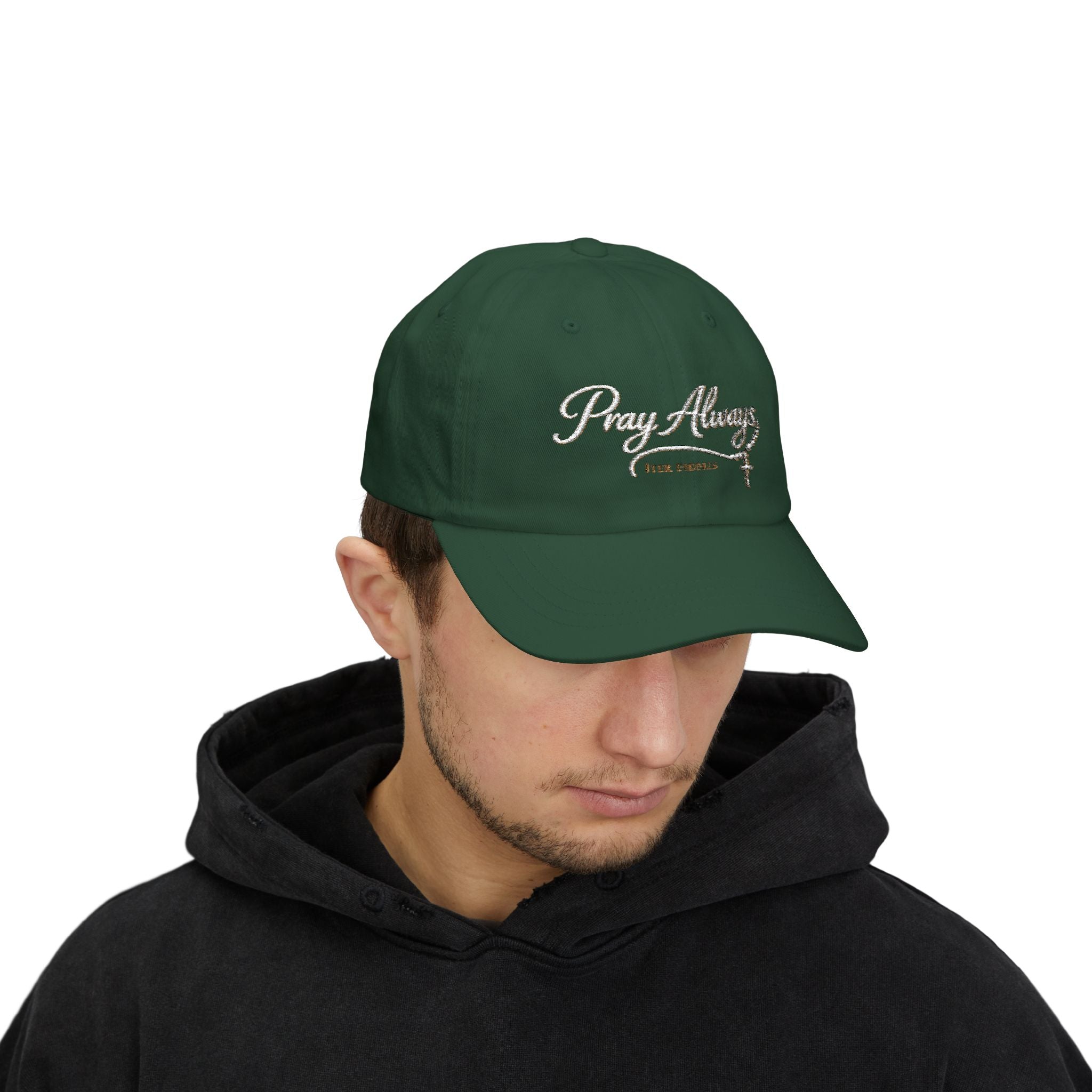 "Pray Always" Embroidered Iter Fidelis Classic Hat