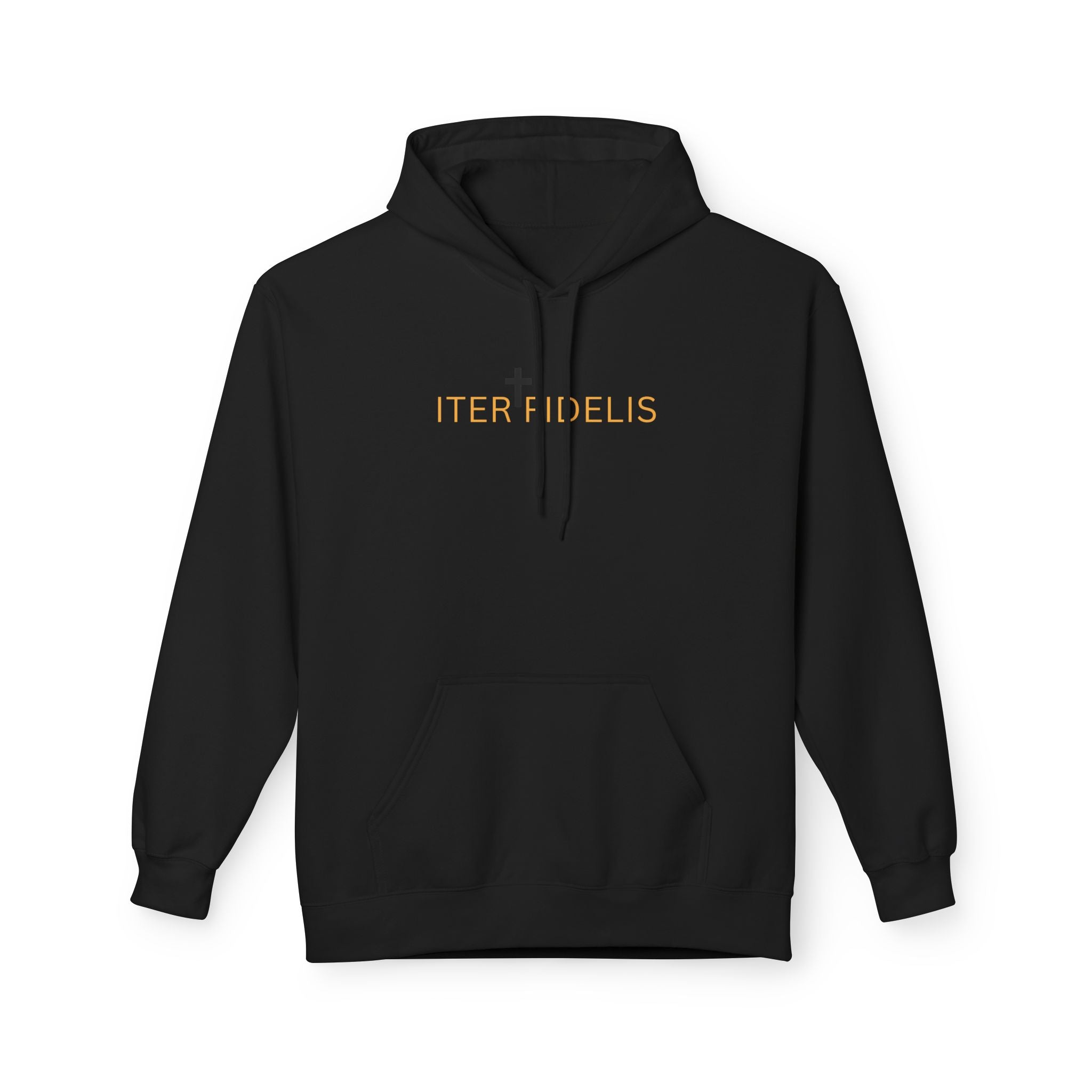 Mary Magdalene Graphic Hoodie — "Iter Fidelis" Religious Art Pullover