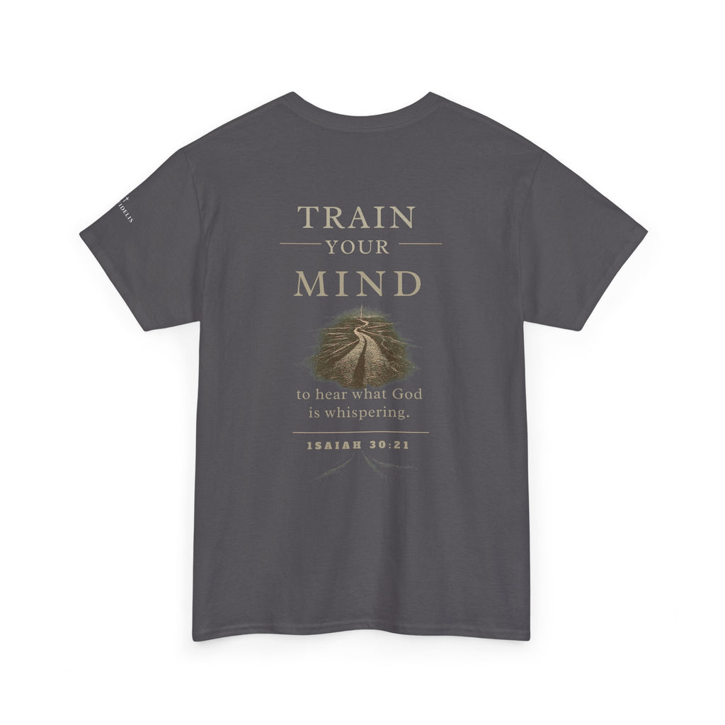 “Train Your Mind” Inspirational Graphic T‑Shirt