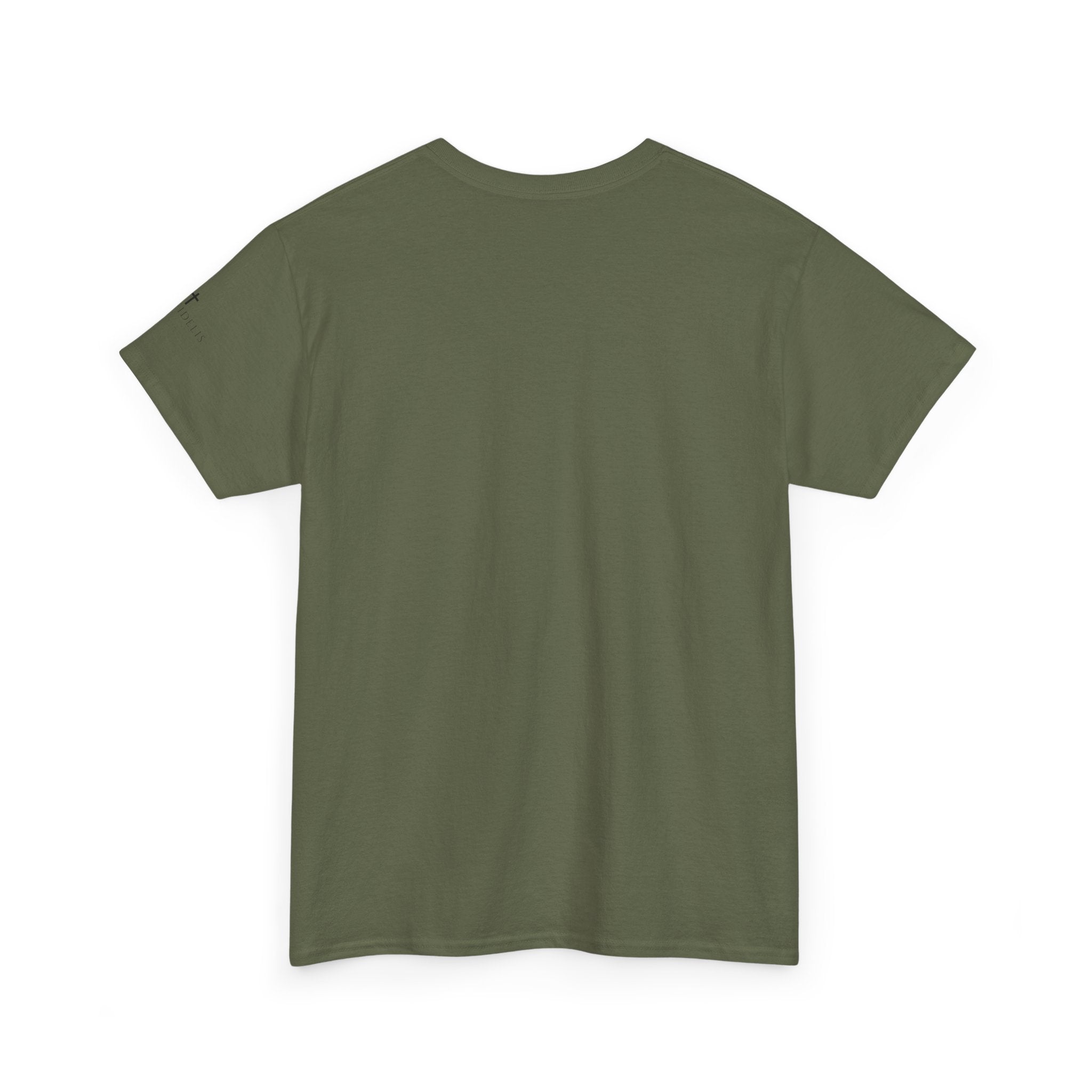 St. Agnes Crest Tee | Faithful Unto Death, Religious Cross T-Shirt