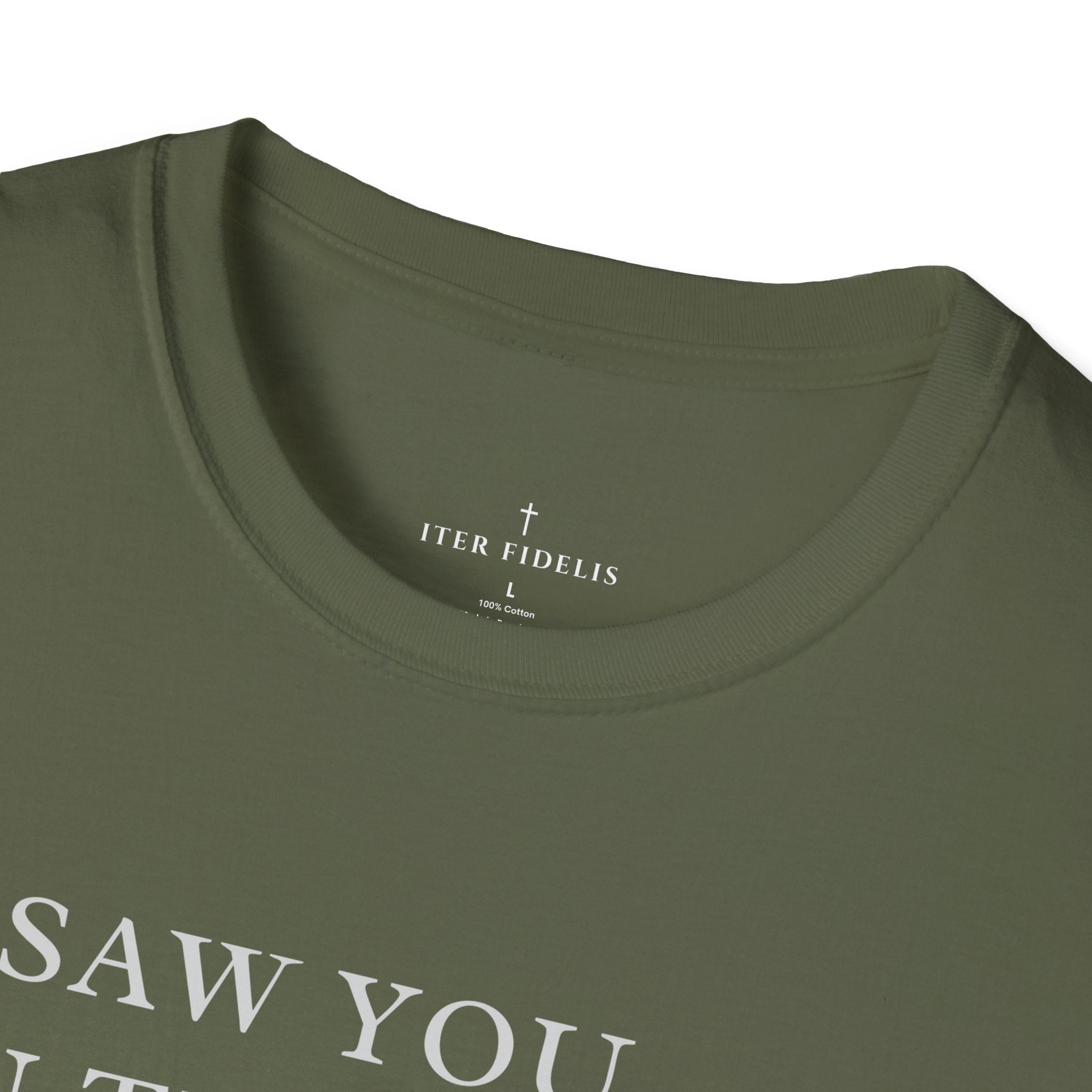 I Saw You In The Dark T-Shirt — Psalm 139:12 Inspirational Christian Tee