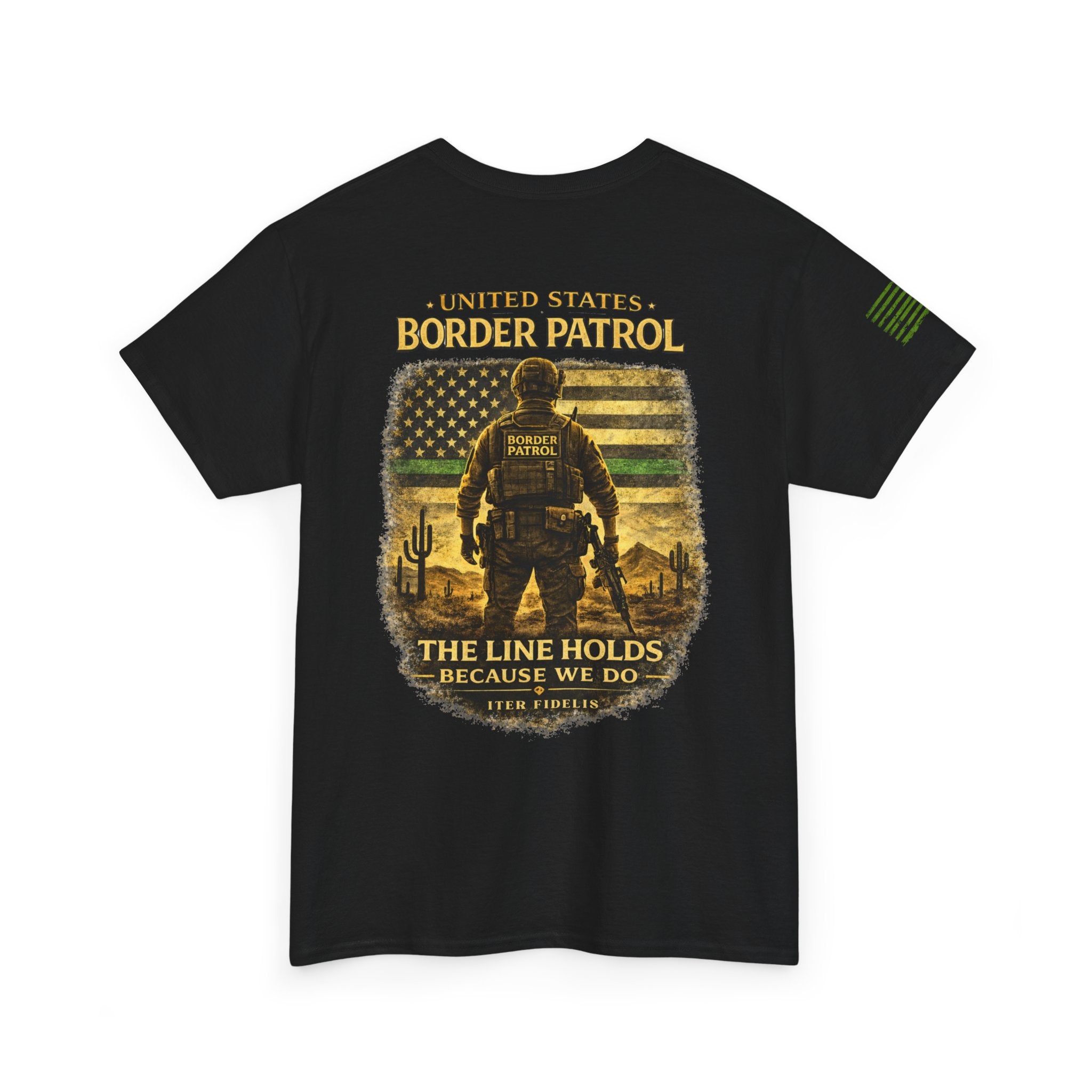 The Line Holds – Border Patrol Tribute Tee