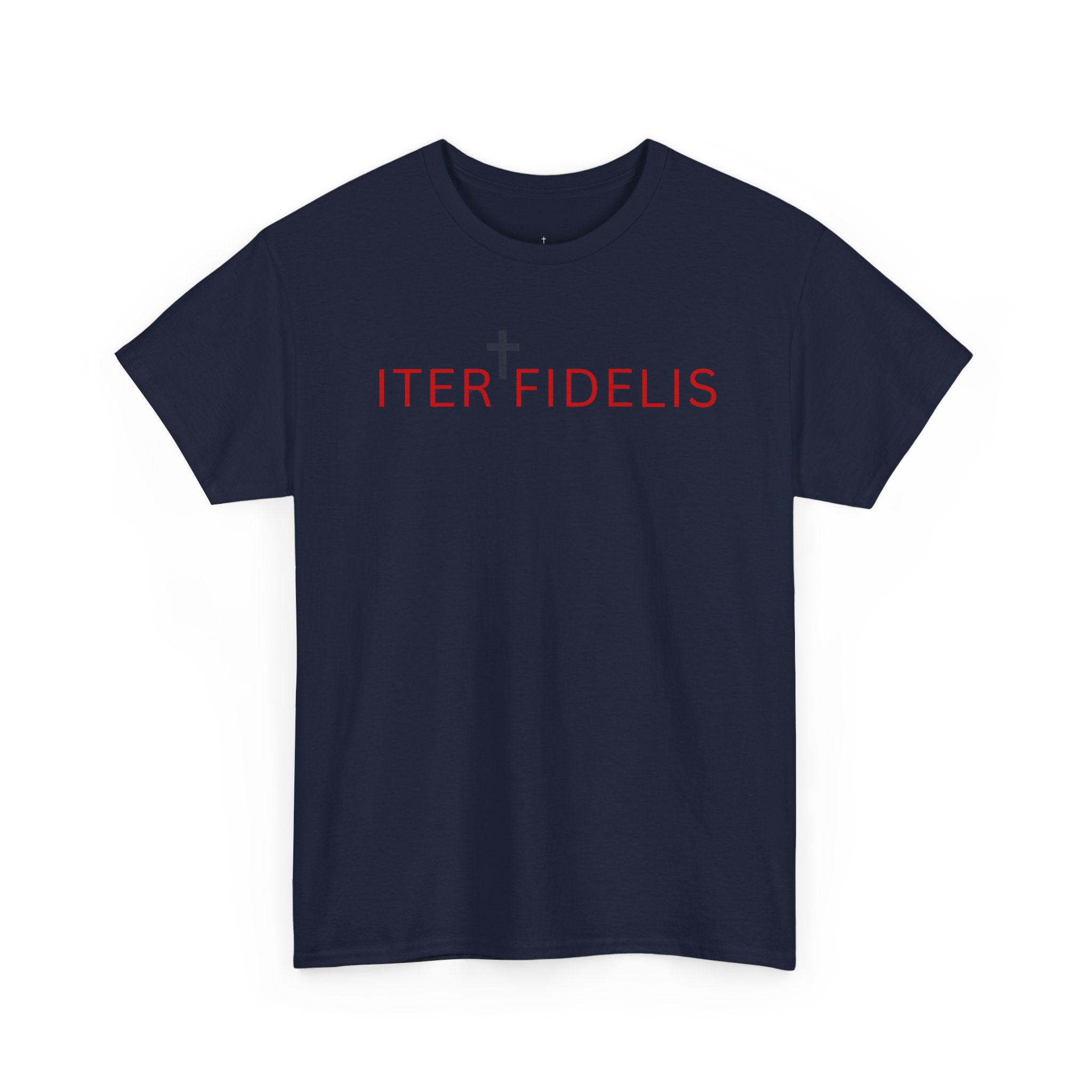 T-Shirt — "Iter Fidelis" Christian Tee: "Be Like Jesus" Inspirational Faith Shirt