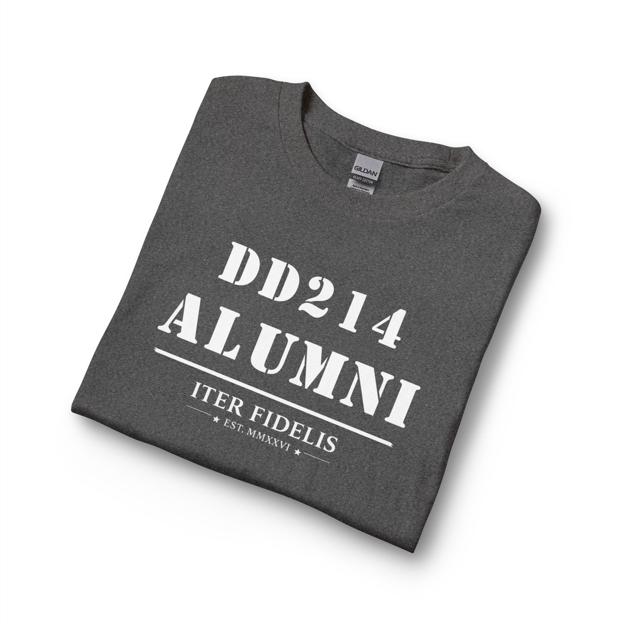 DD214 Alumni Marine Corps Veteran T-Shirt — 'I Have Earned It' Military LS