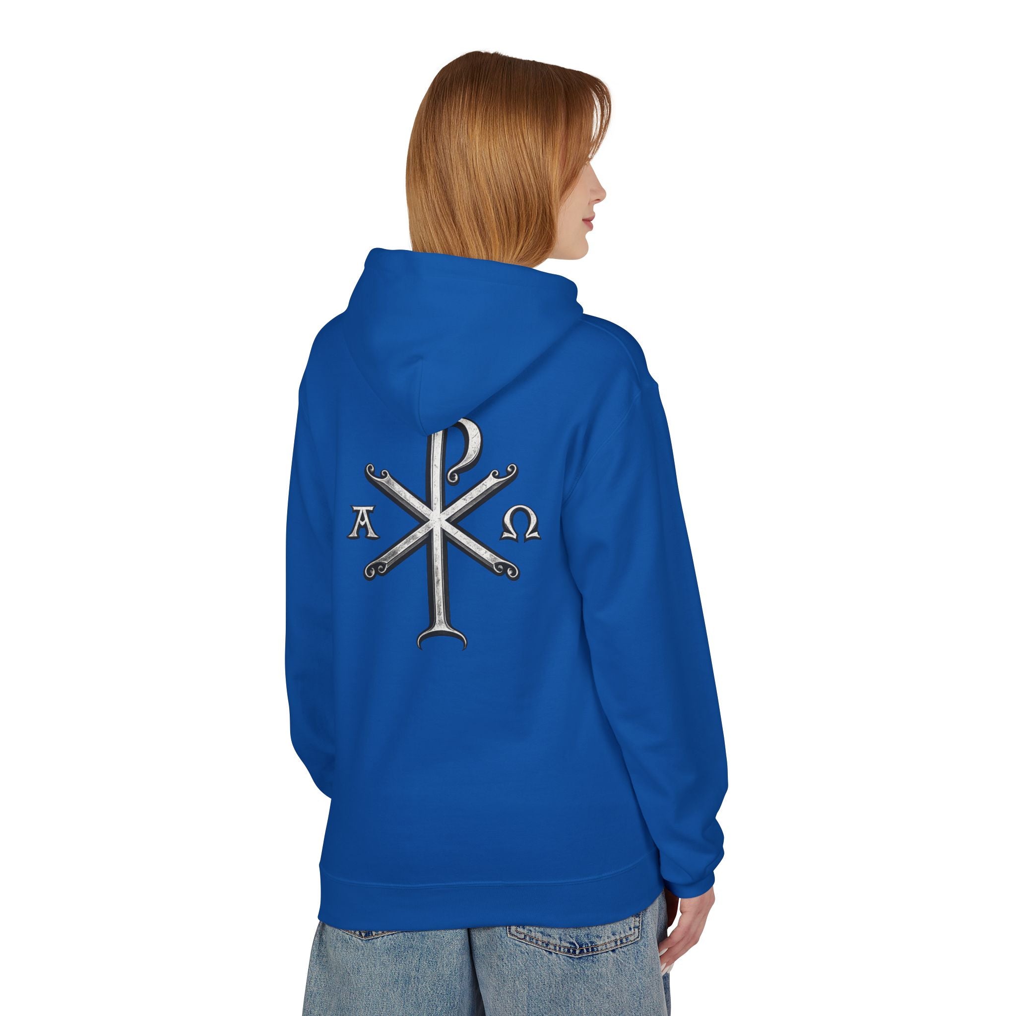 Christian Chi-Rho Hoodie — Iter Fidelis Faith Pullover