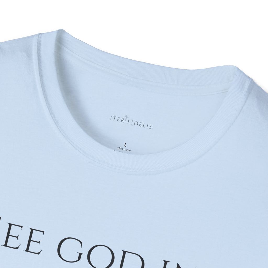 See God In All Things Women's T-Shirt – Inspirational Christian Quote Tee