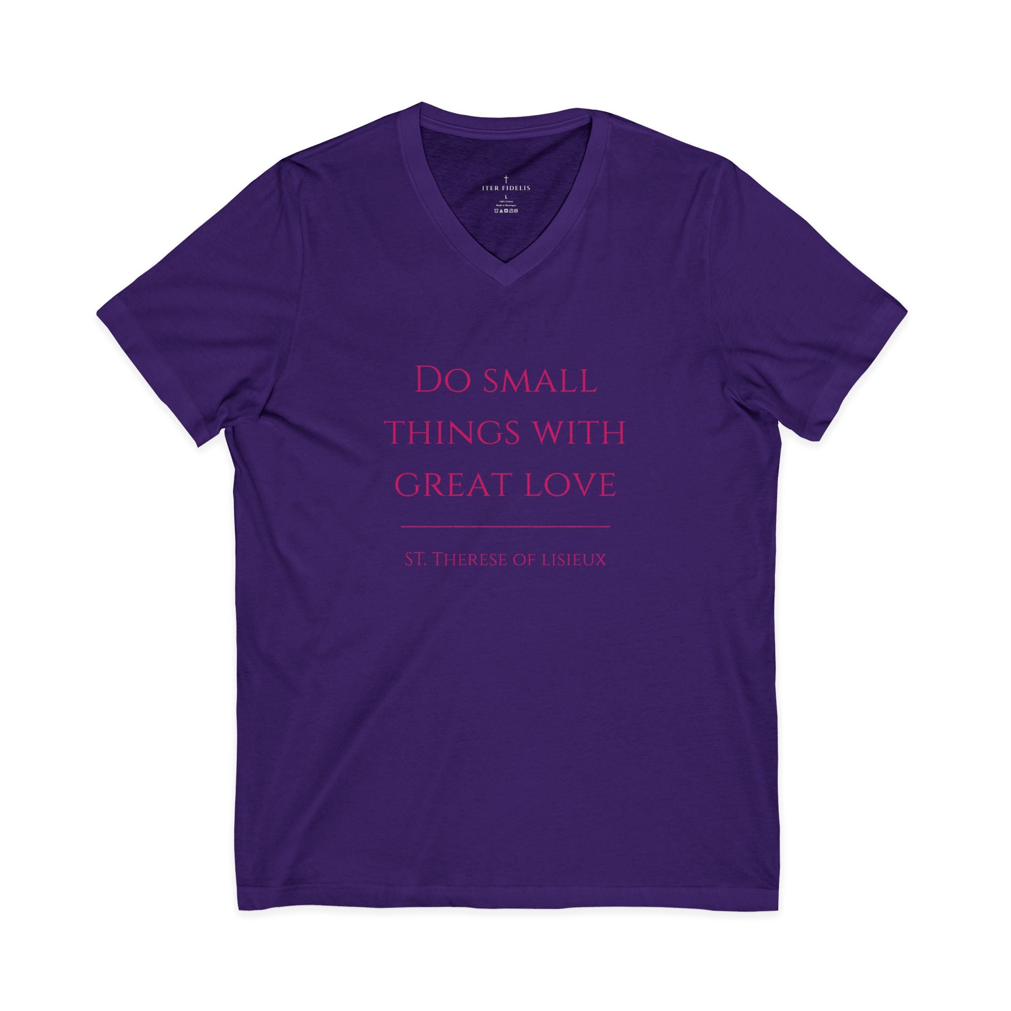 Do Small Things With Great Love Women's Tee -  Saints Collection
