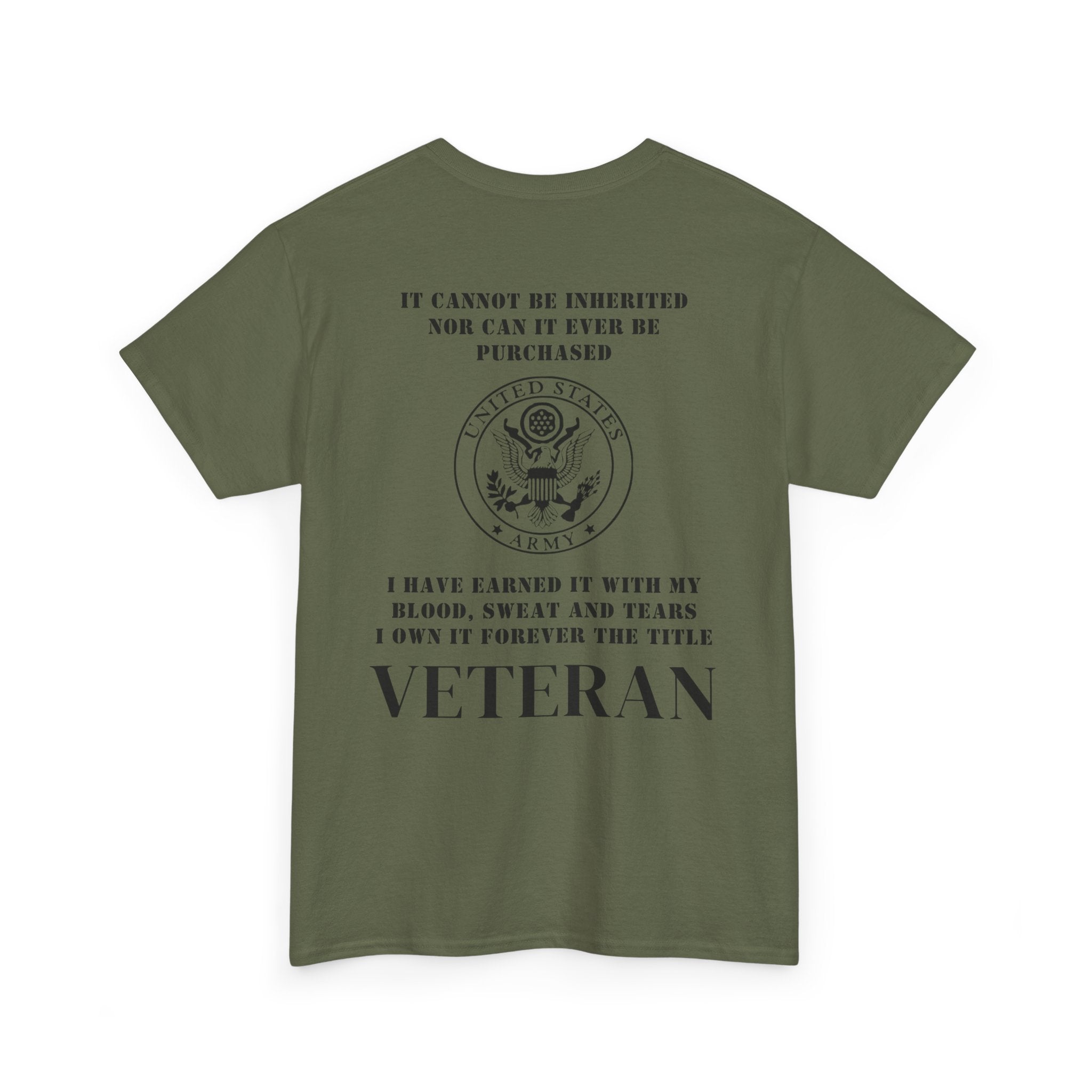 DD214 Alumni Veteran T‑Shirt — 'I Have Earned It' Military Veteran Tee