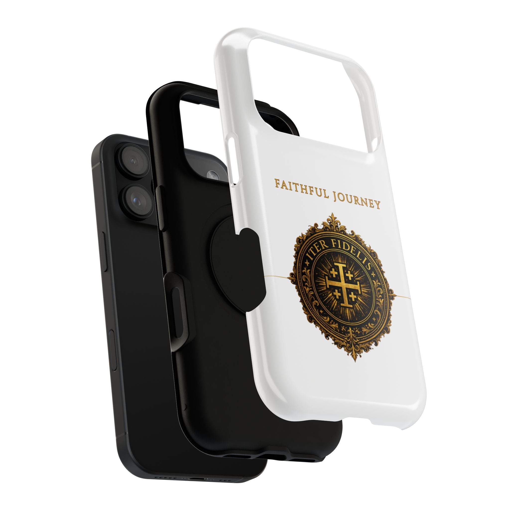 Faithful Journey Impact-Resistant Phone Case — 'Faithful Journey' ITER FIDELIS Seal