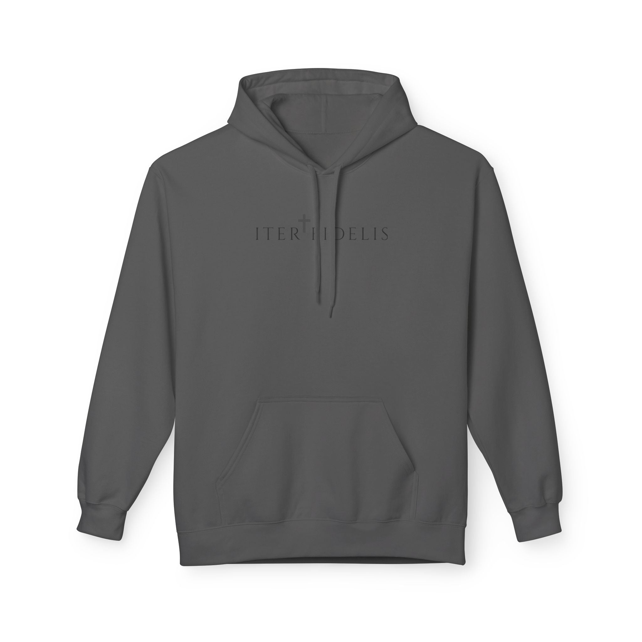 Hoodie — Saint Benedict Medal Prayer Hooded Sweatshirt (Ora et Labora, Pray for Us)