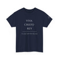 Viva Cristo Rey T-Shirt | Spanish Religious Phrase Tee