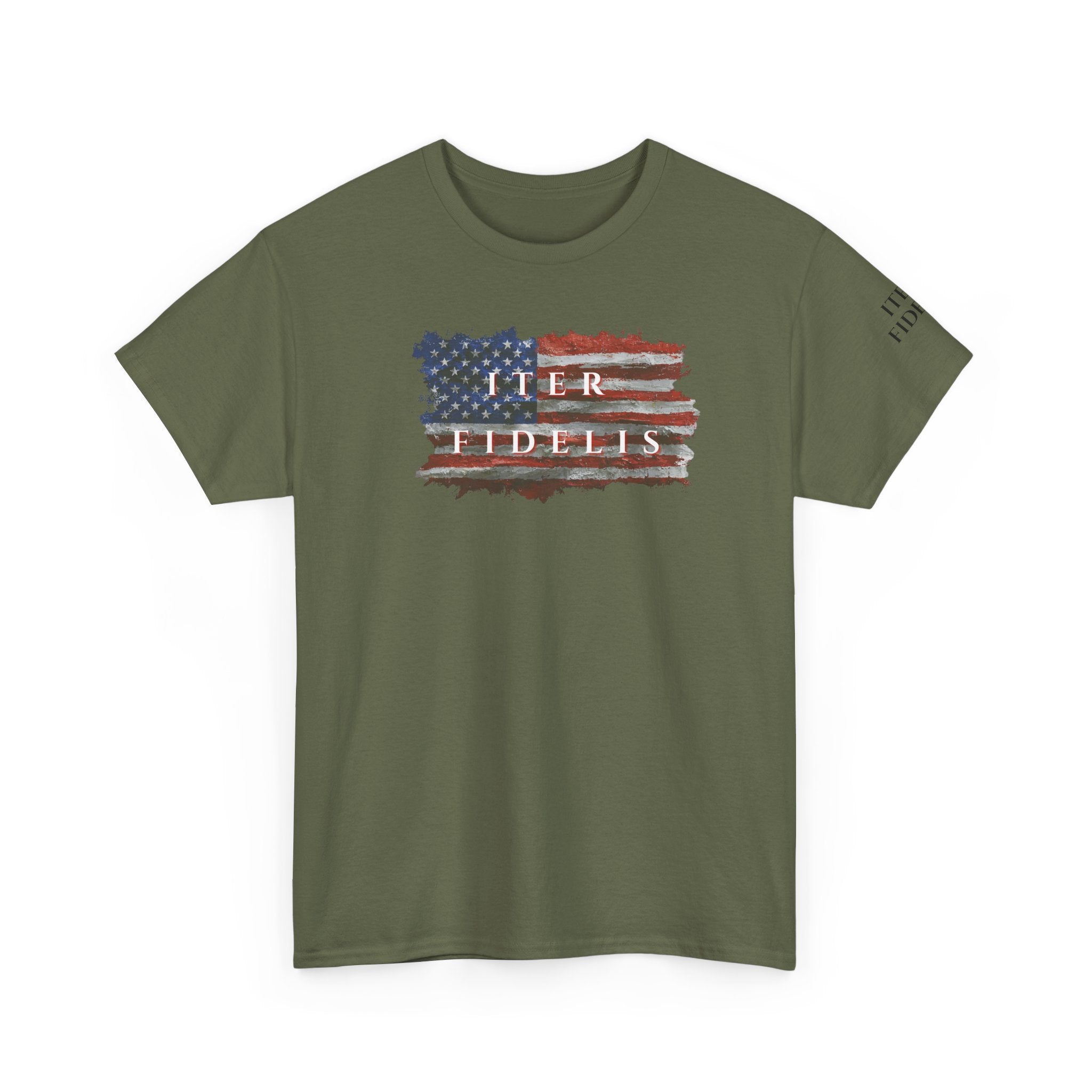 Iter Fidelis Defenders of Freedom T‑Shirt — Military Tribute Tee