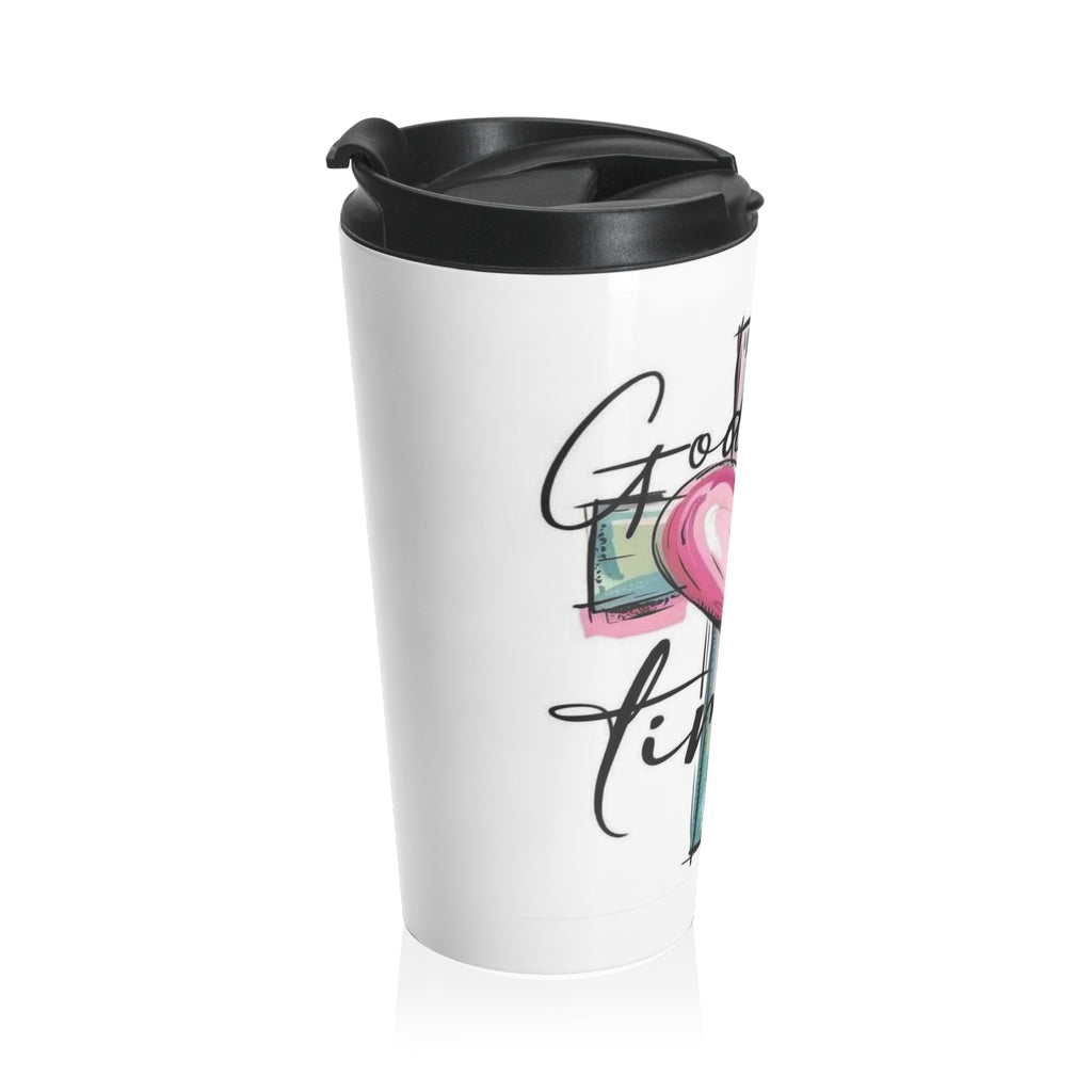 God is Good Travel Mug — Iter Fidelis Stainless Steel Tumbler