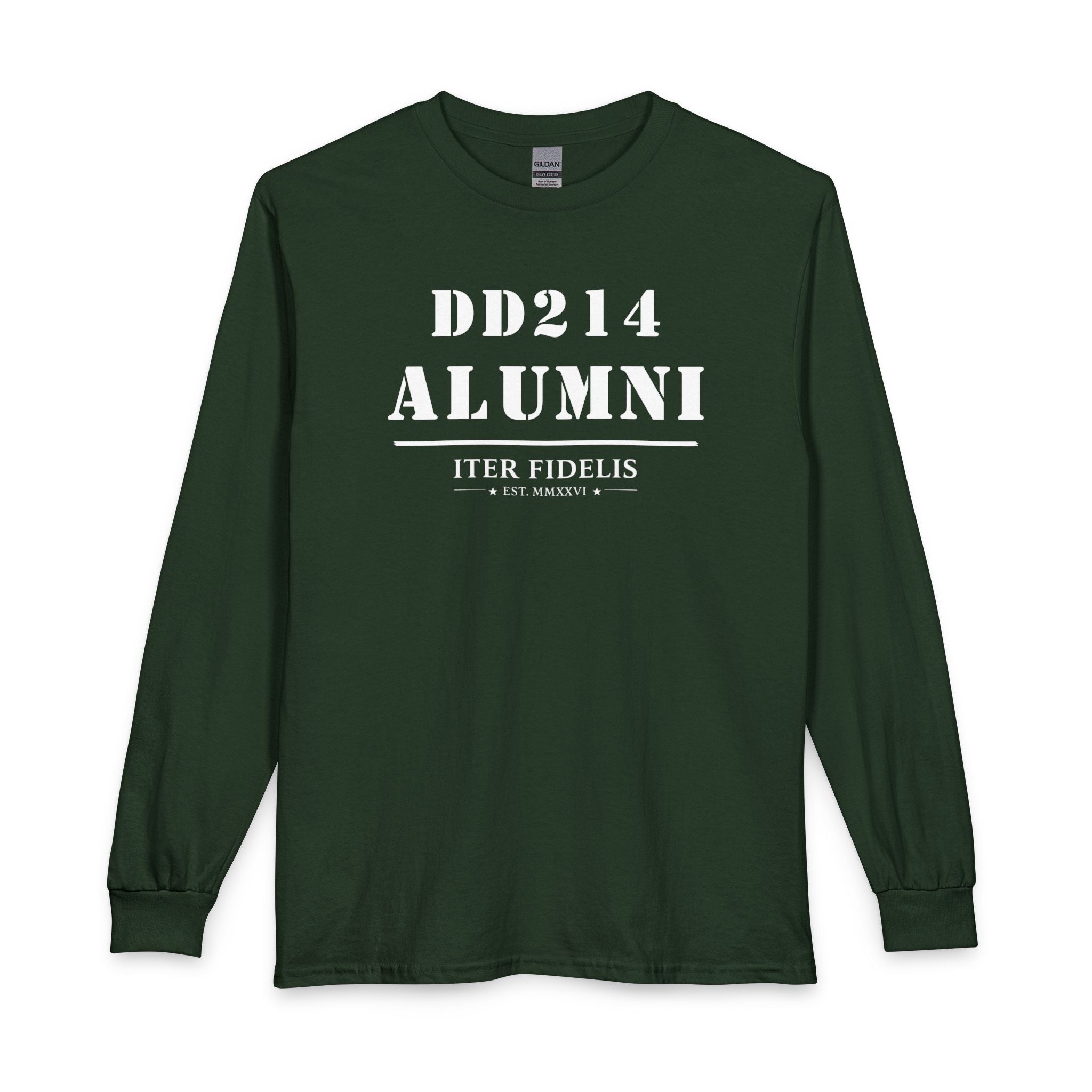 DD214 Alumni Army Veteran T-Shirt — 'I Have Earned It' Military LS