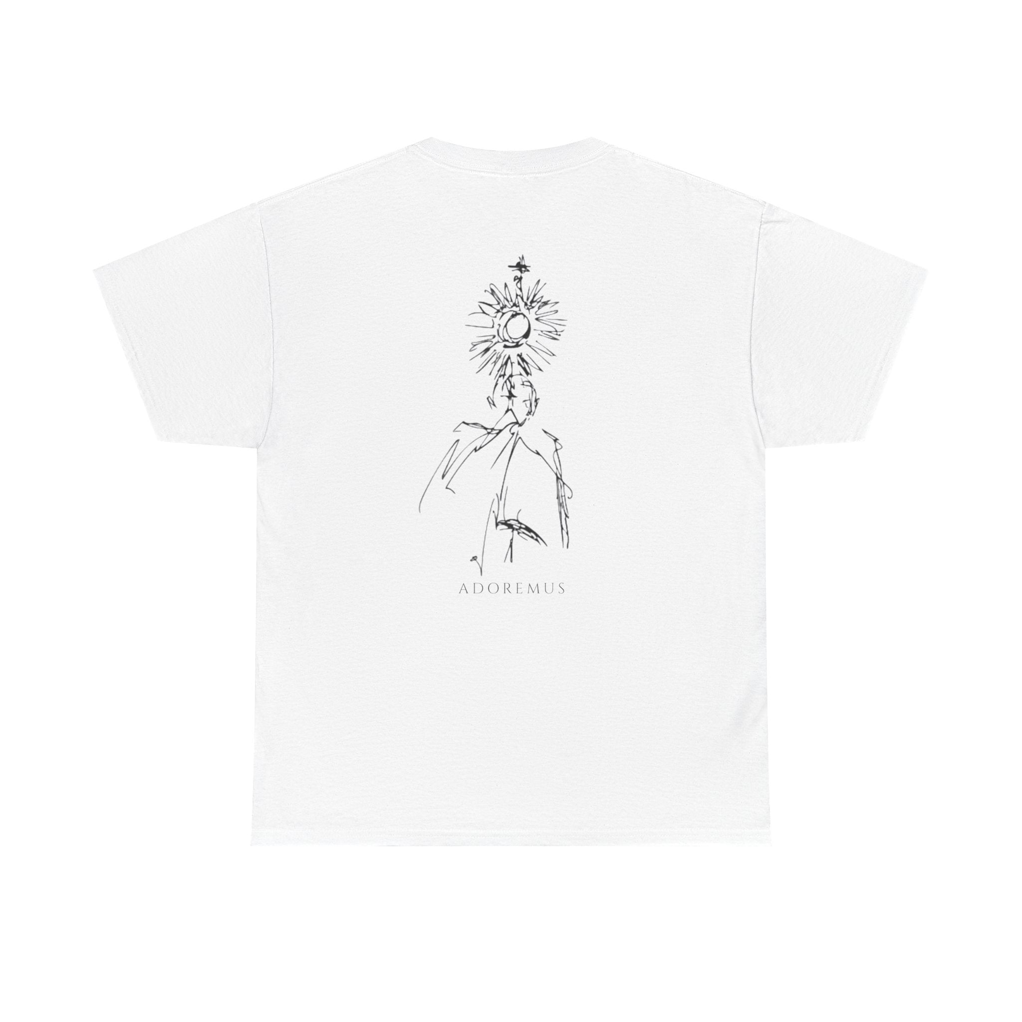 T-Shirt — Iter Fidelis Minimalist Adoration Graphic Tee