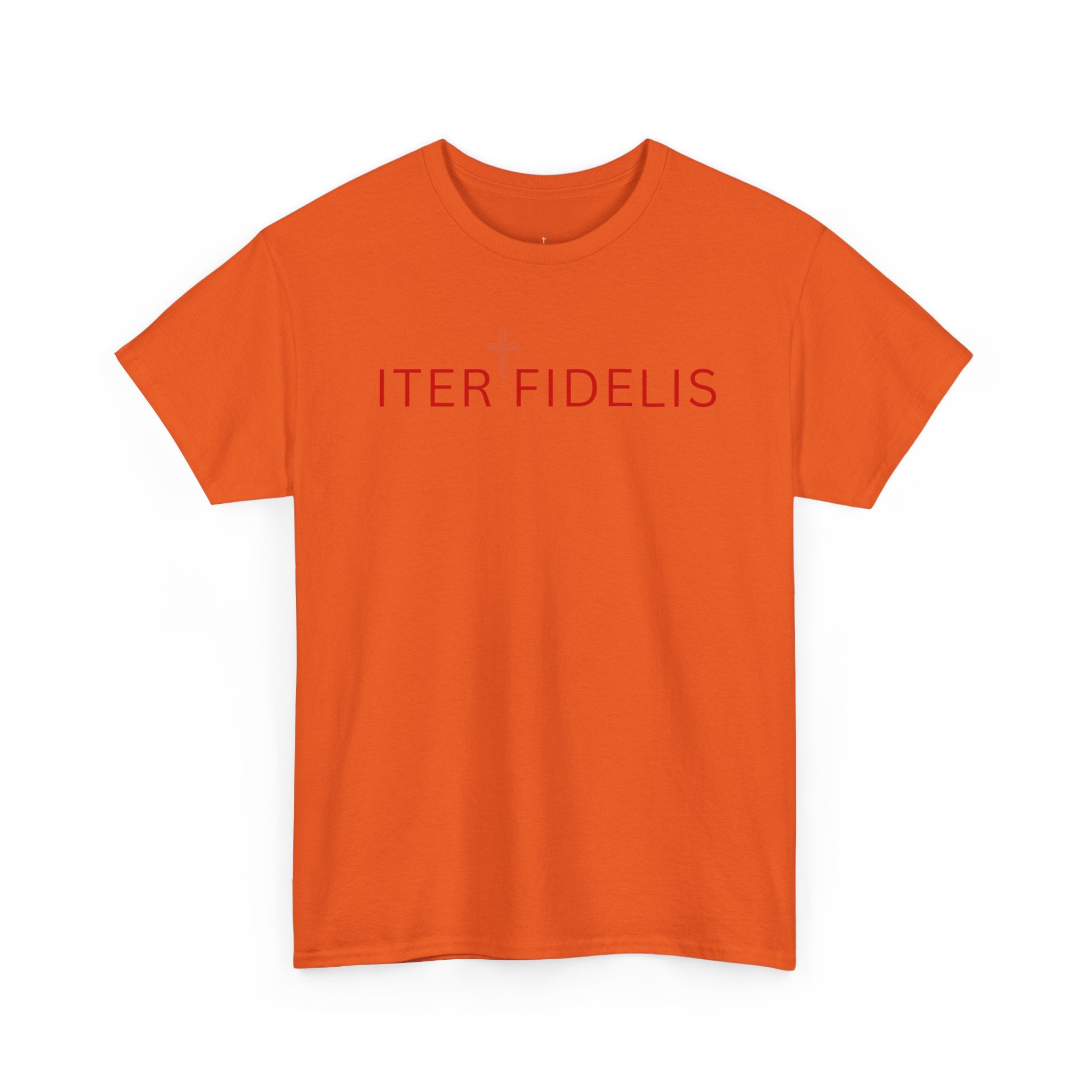 T-Shirt — "Iter Fidelis" Christian Tee: "Be Like Jesus" Inspirational Faith Shirt