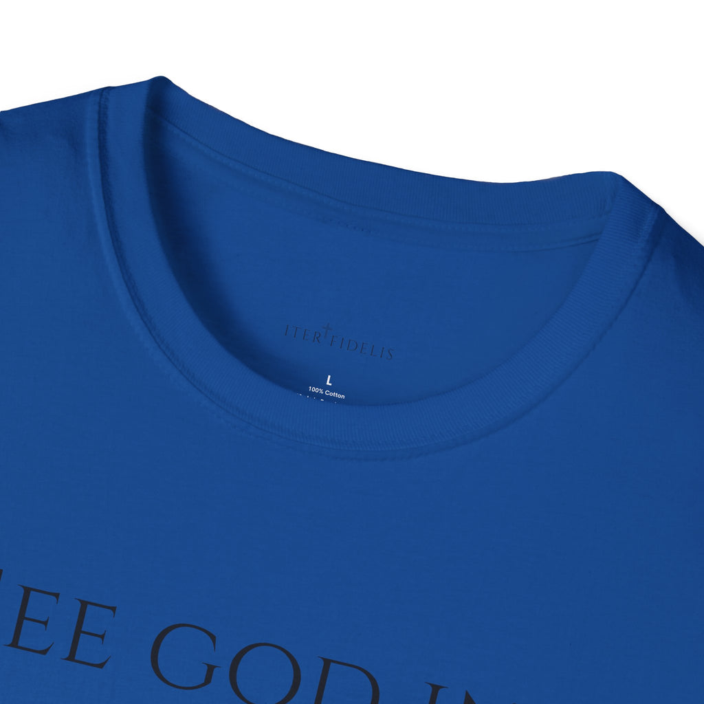 See God In All Things Women's T-Shirt – Inspirational Christian Quote Tee