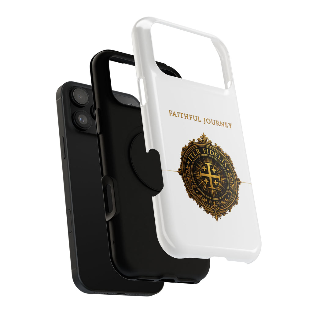 Faithful Journey Impact-Resistant Phone Case — 'Faithful Journey' ITER FIDELIS Seal