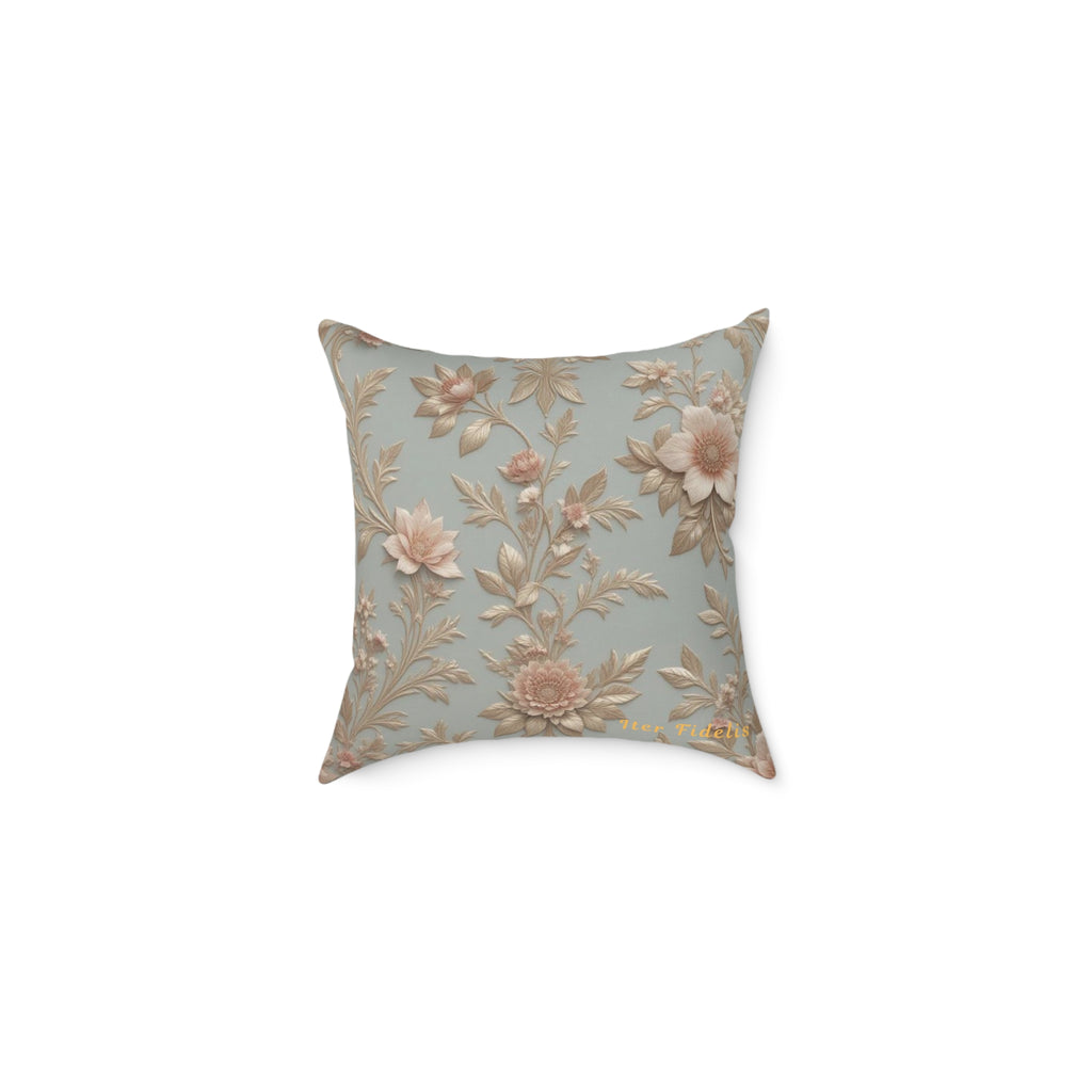 Ivory Garden Iter Fidelis Throw Pillow