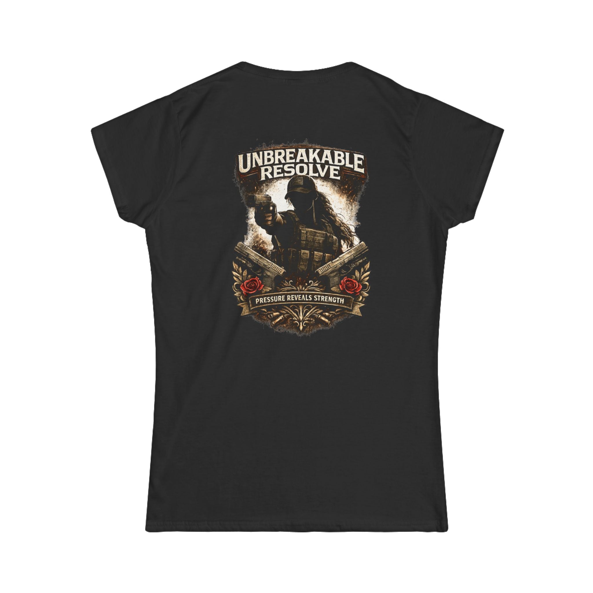 Unbreakable Resolve — Women’s Warrior Mindset Iter Fidelis Tee