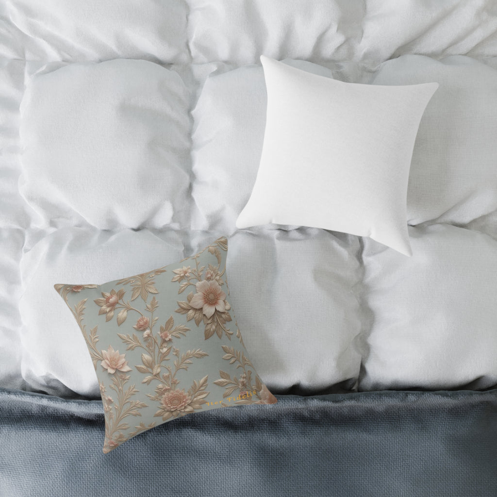Ivory Garden Iter Fidelis Throw Pillow