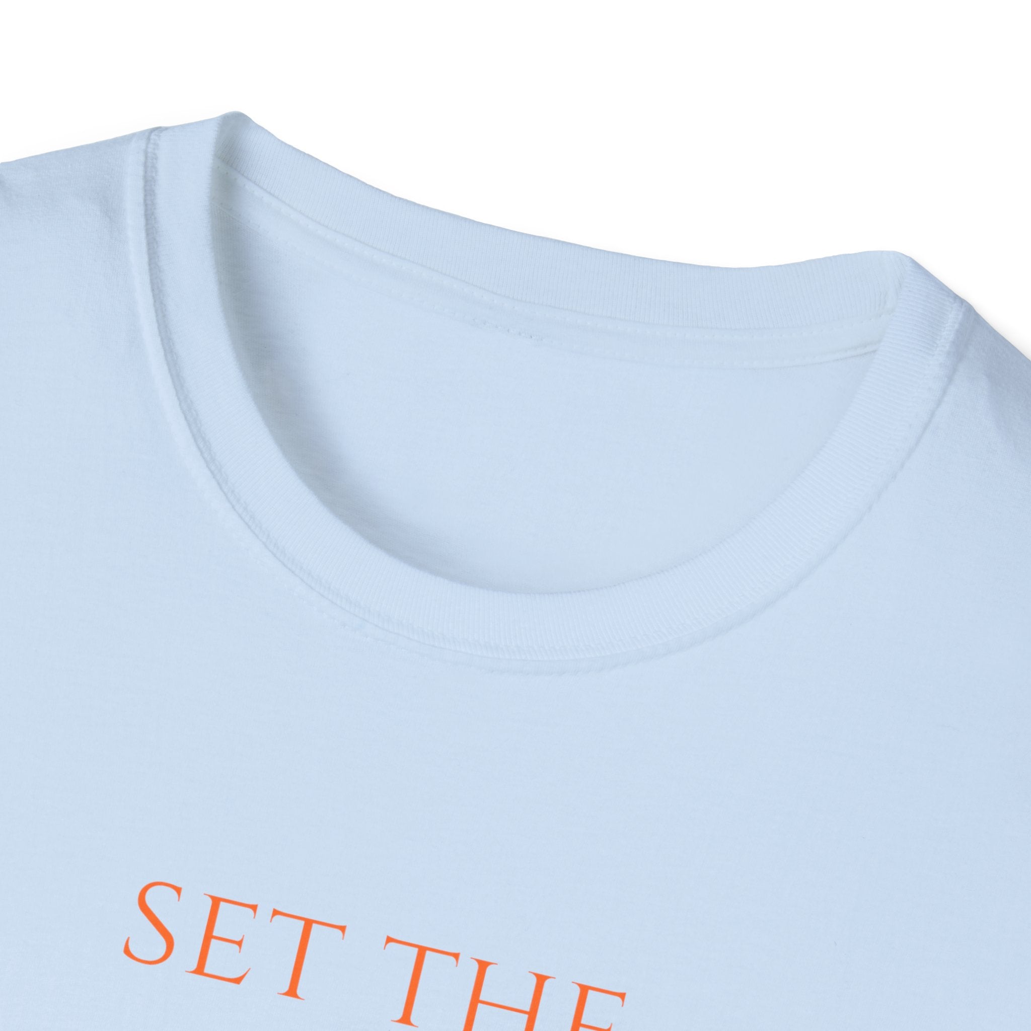 Set the World Ablaze Women's Inspirational T-Shirt — Minimal Typography Motivational Tee