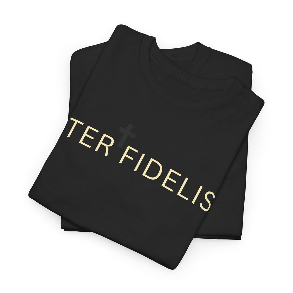 It Is Finished — "Iter Fidelis" with Crucifix Design