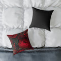 Bold Peony & Berry Iter Fidelis Throw Pillow