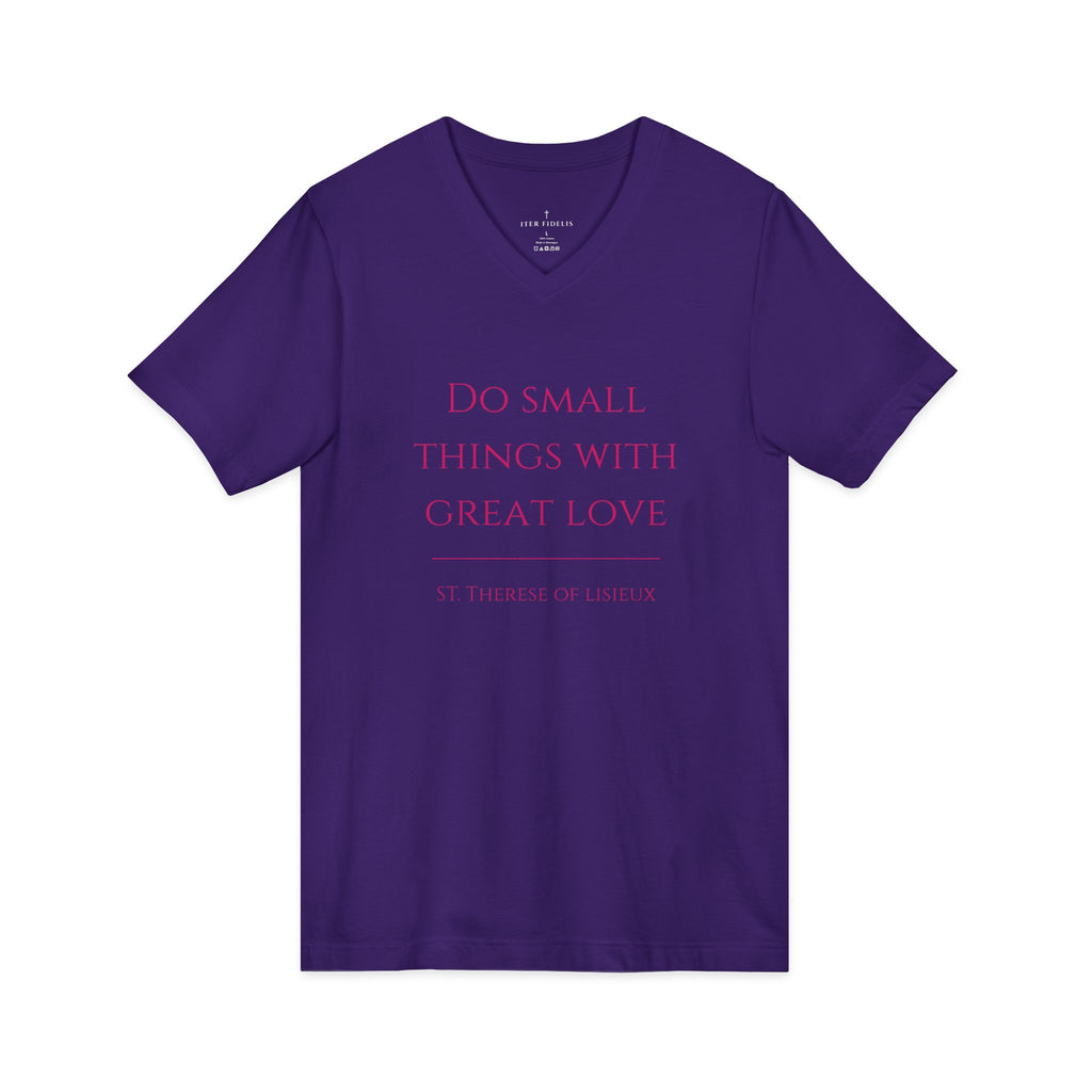 Do Small Things With Great Love Women's Tee -  Saints Collection
