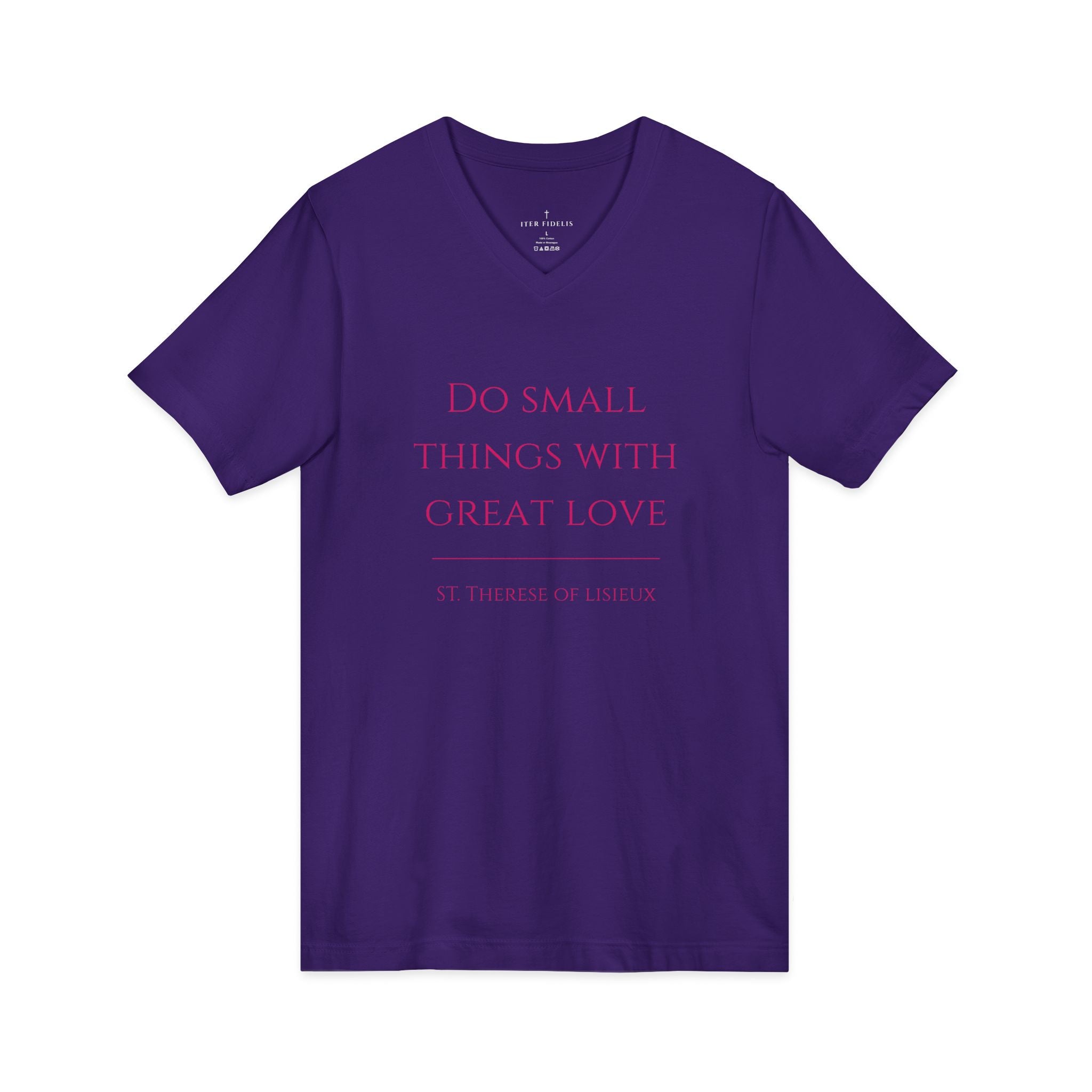Do Small Things With Great Love Women's Tee -  Saints Collection