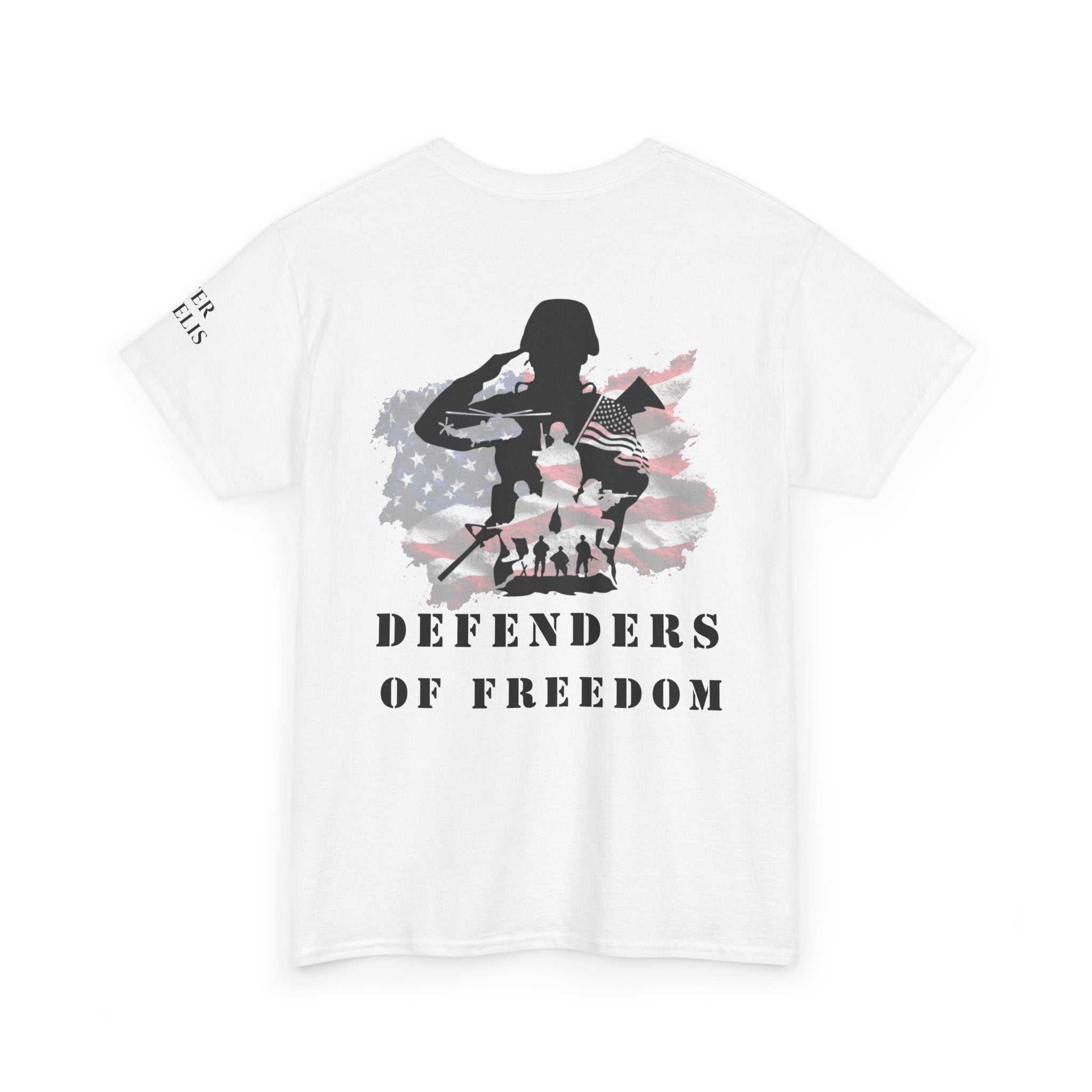 Iter Fidelis Defenders of Freedom T‑Shirt — Military Tribute Tee