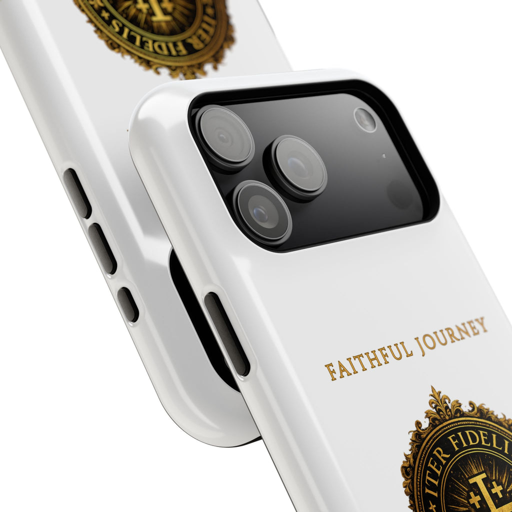 Faithful Journey Impact-Resistant Phone Case — 'Faithful Journey' ITER FIDELIS Seal