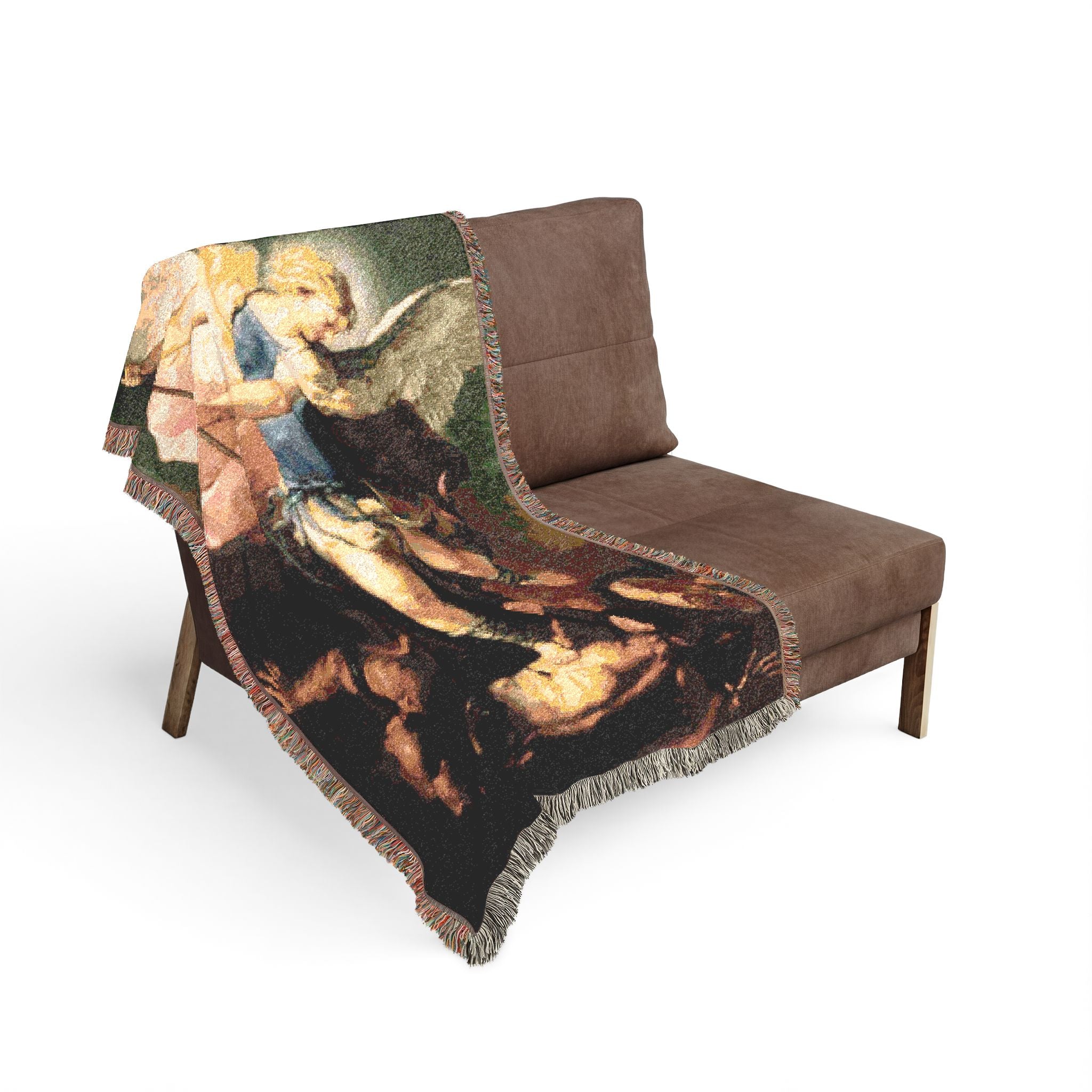St. Michael Defeating Satan, Woven Blanket