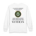 DD214 Alumni Army Veteran T-Shirt — 'I Have Earned It' Military LS